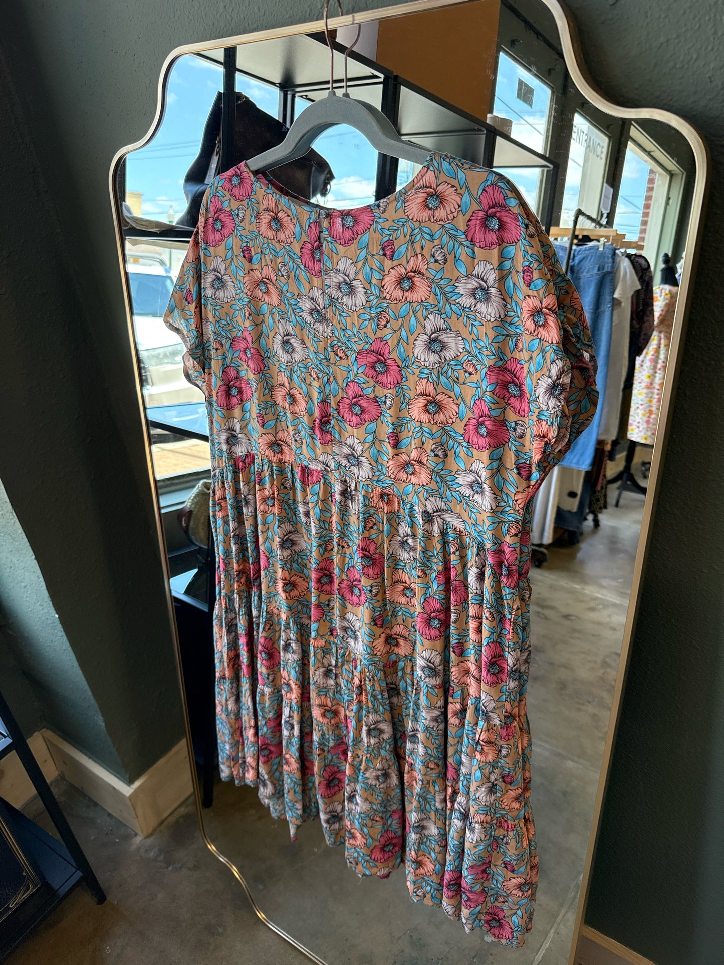Kori Size L multi Floral Dress