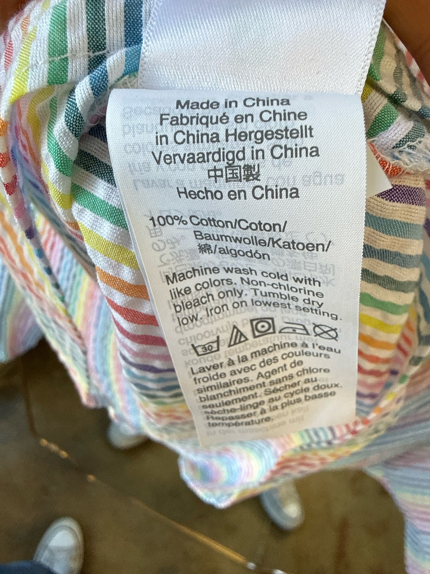 Jcrew Size 14 multi Stripe Top