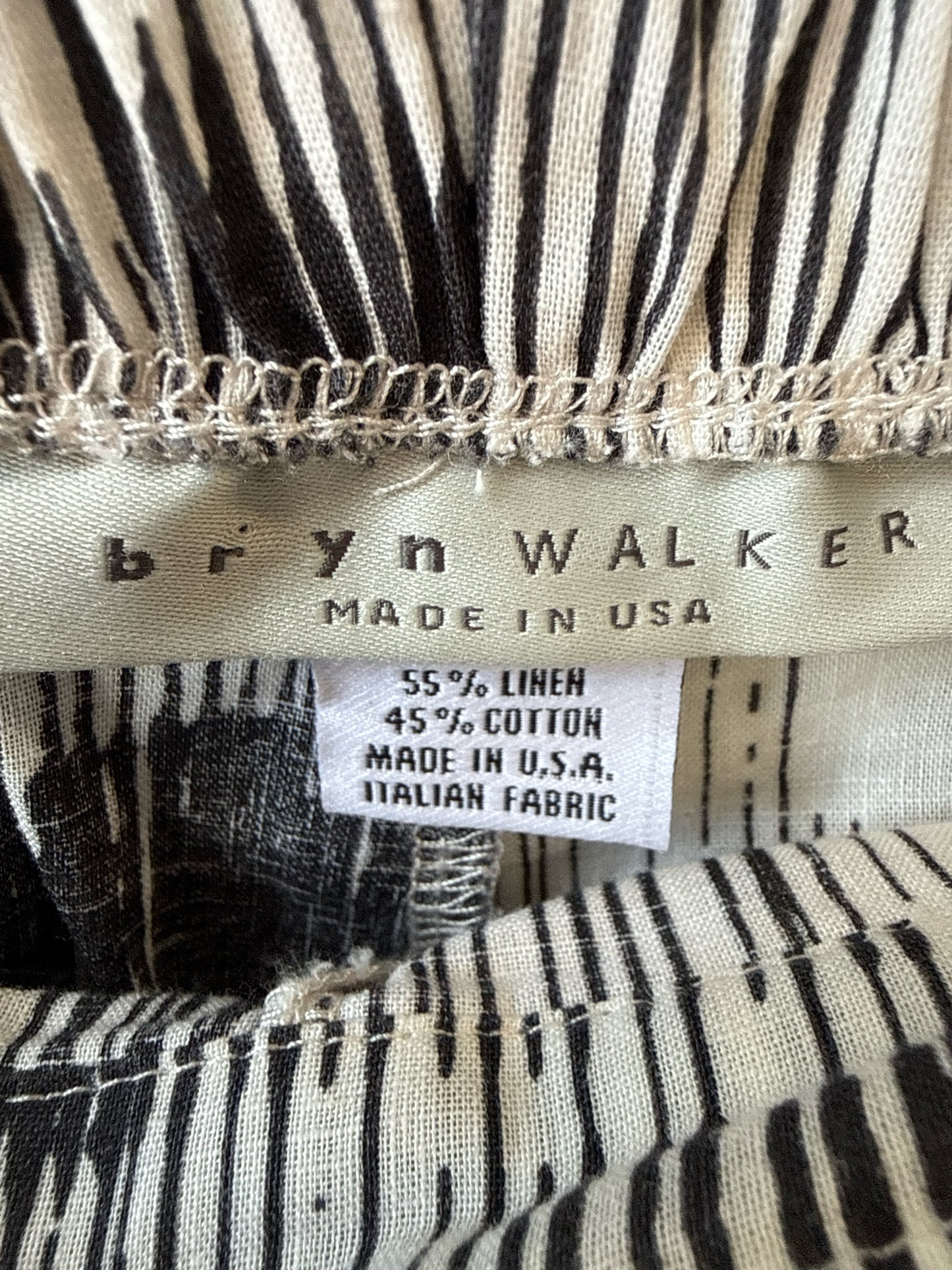 Bryn Walker Black/White Pants