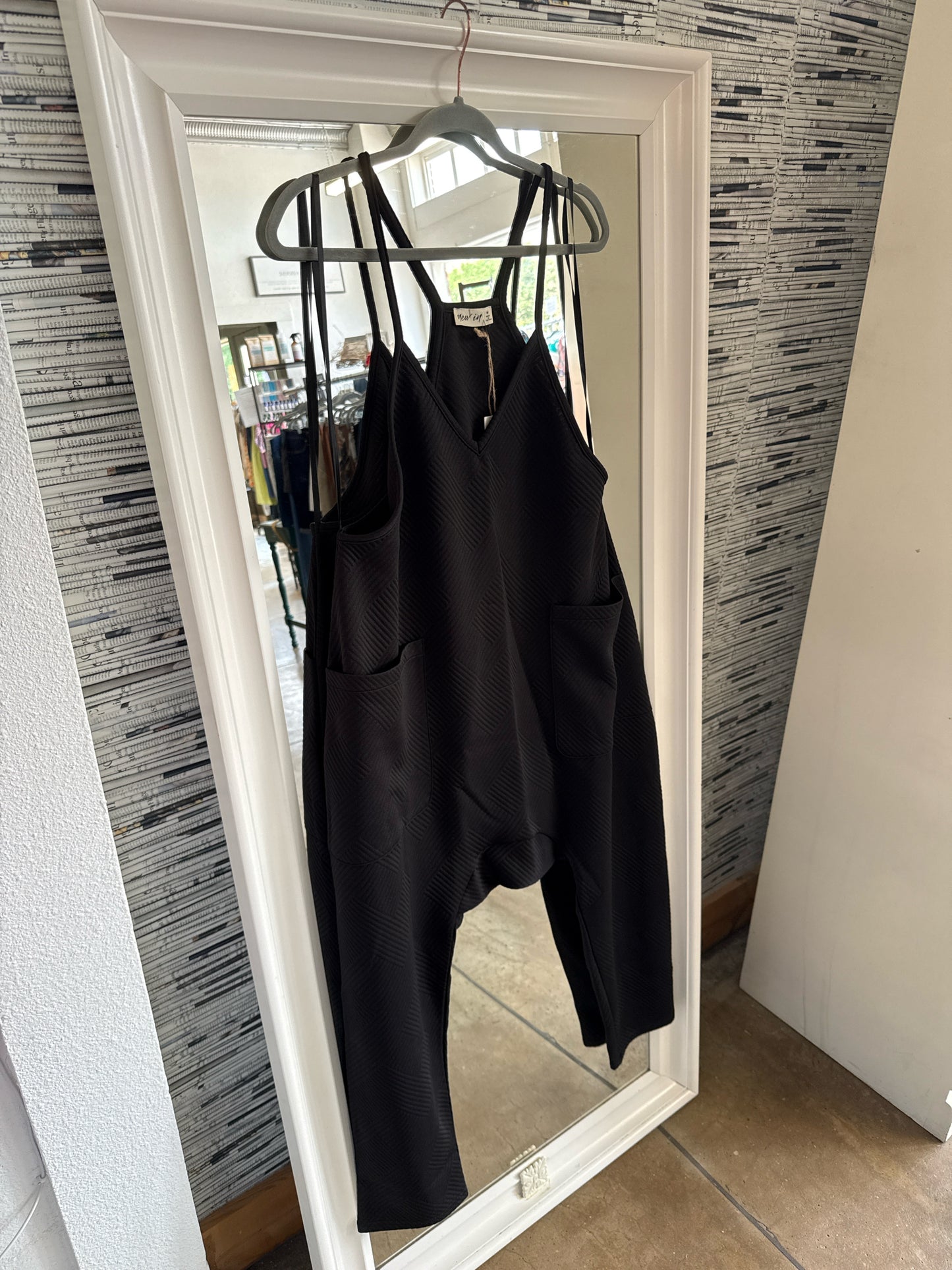 New In Size M Black Romper