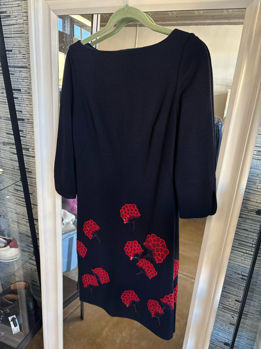 Tory Burch Size M Navy/Red Dress