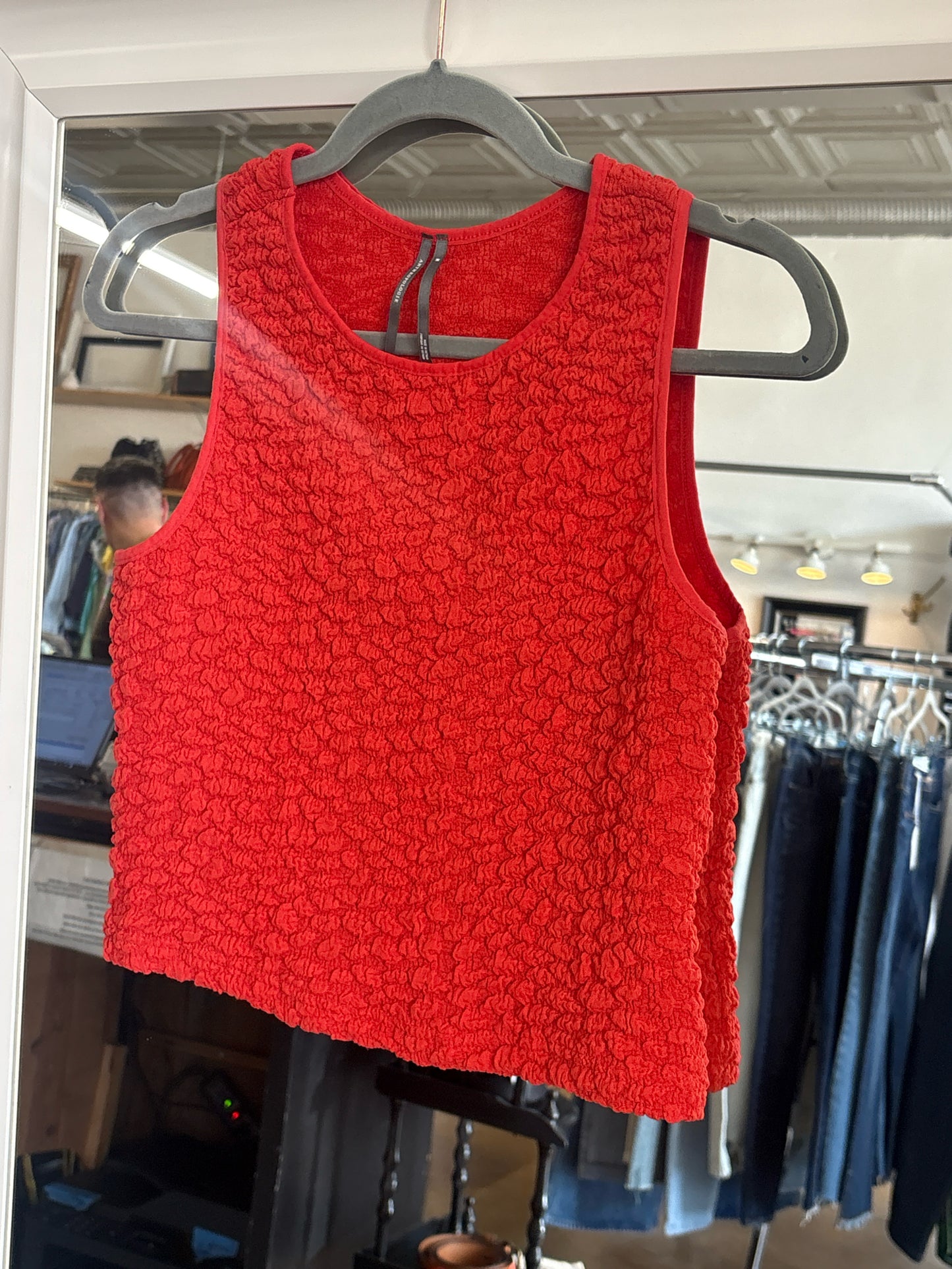 Anthropologie Size M Red Top