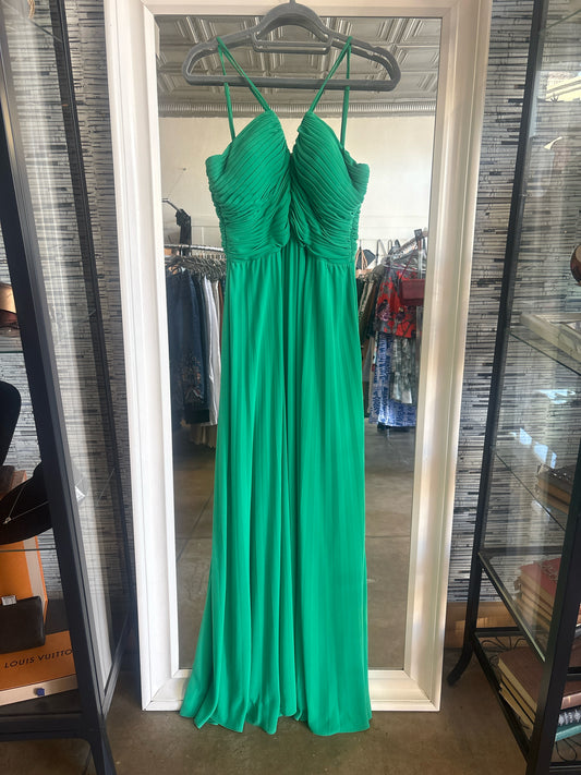 xscape Size 12 Green spagetti strap Formal