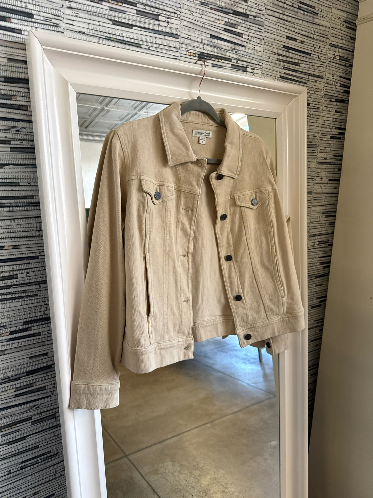 Coldwater Creek Size PM Tan Jacket