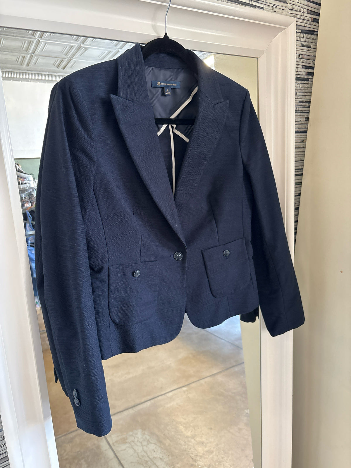 Brooks Brothers Size 6 Navy Two Piece Set