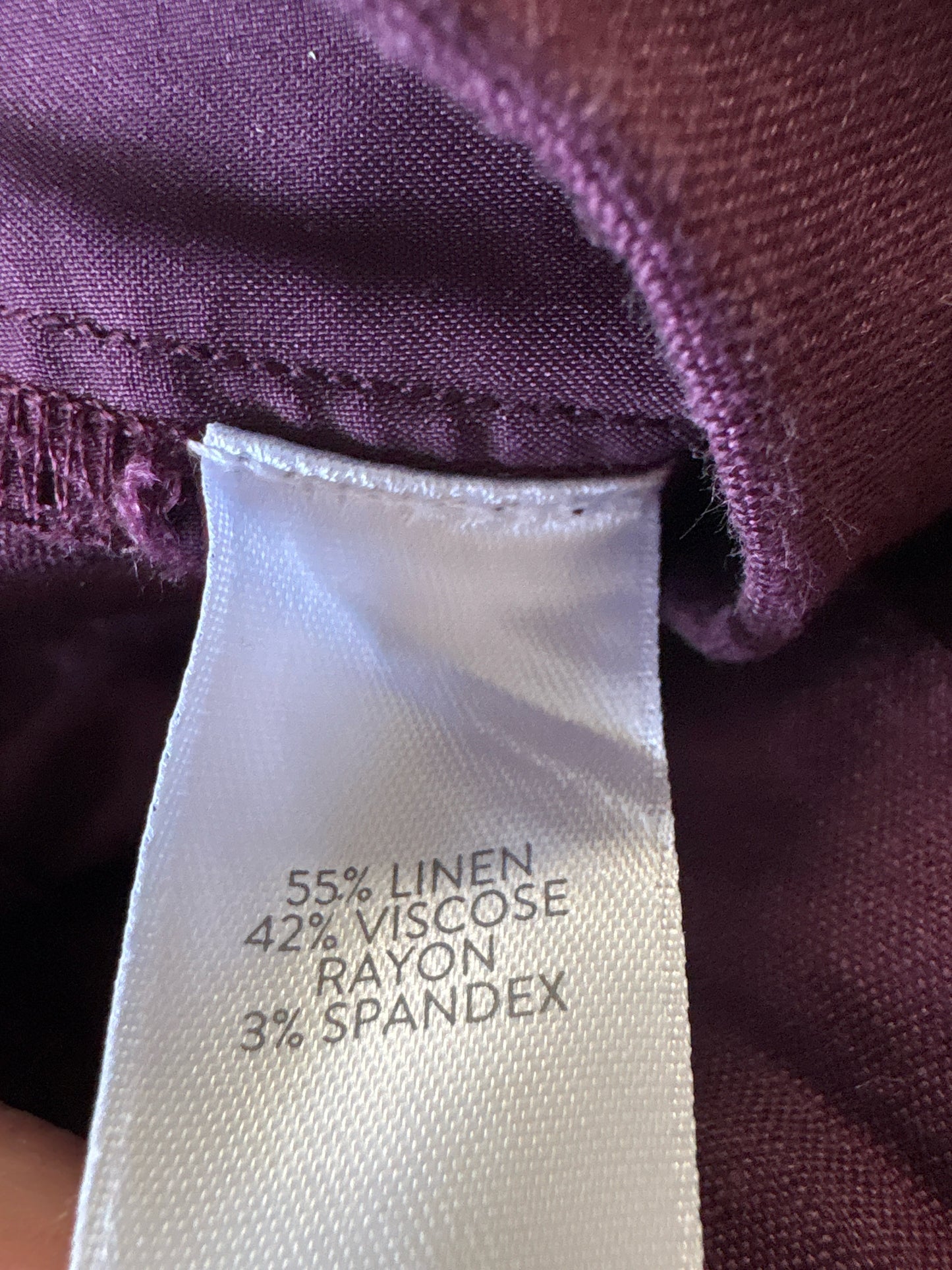 J Jill Size L Maroon Pants