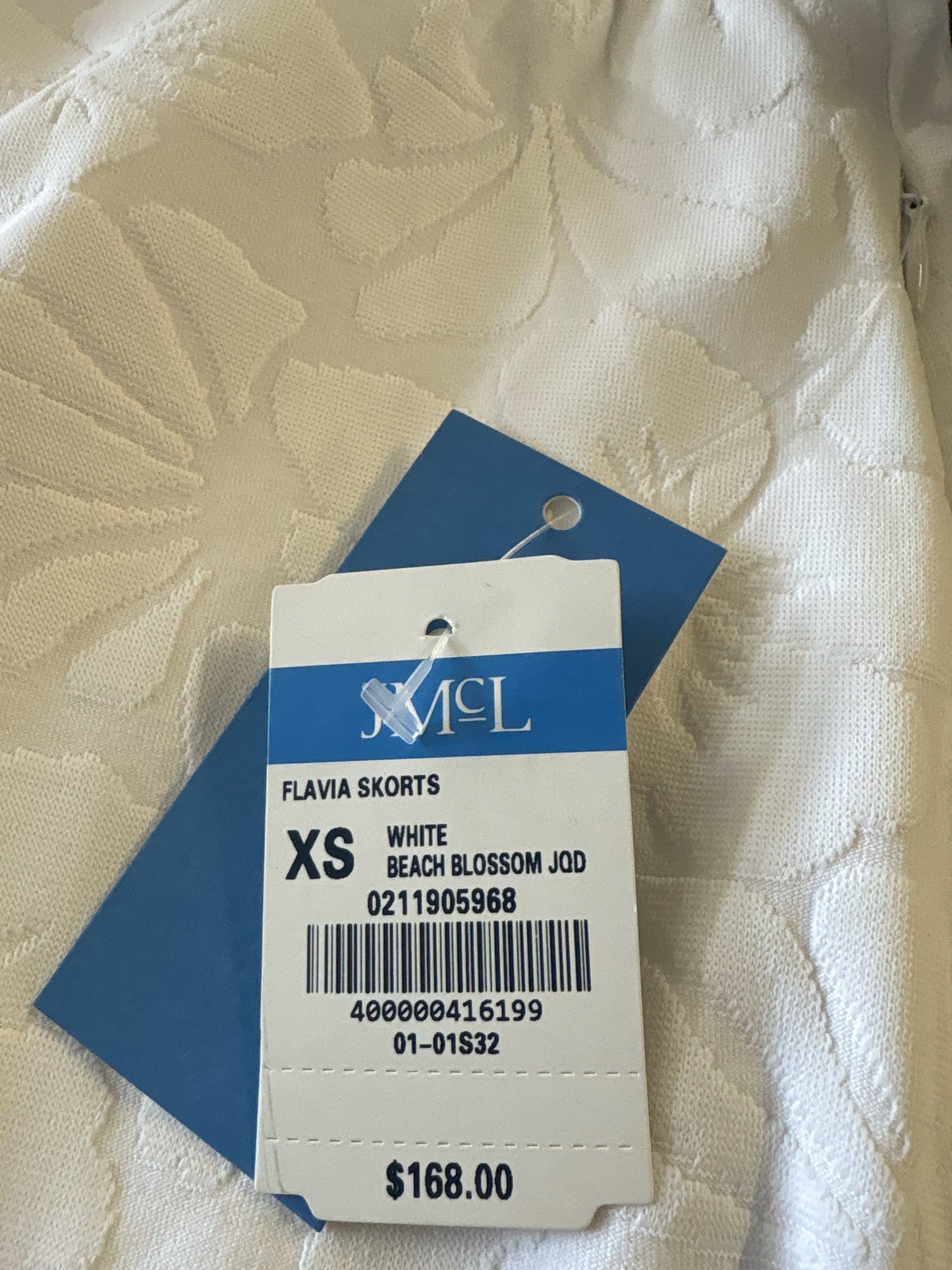 j mclaughlin Size XS White Floral Skort