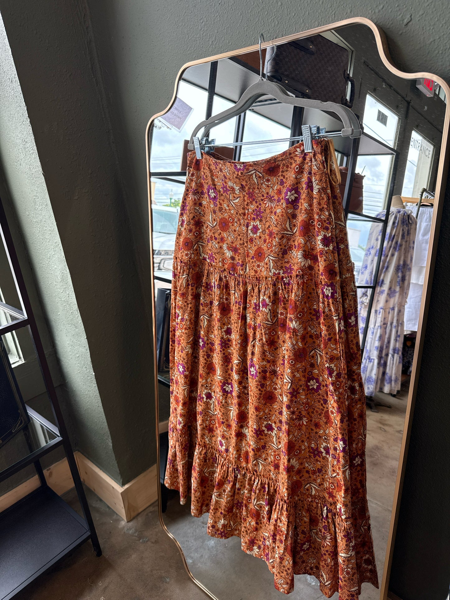 Luna Moon Size M Orange Skirt