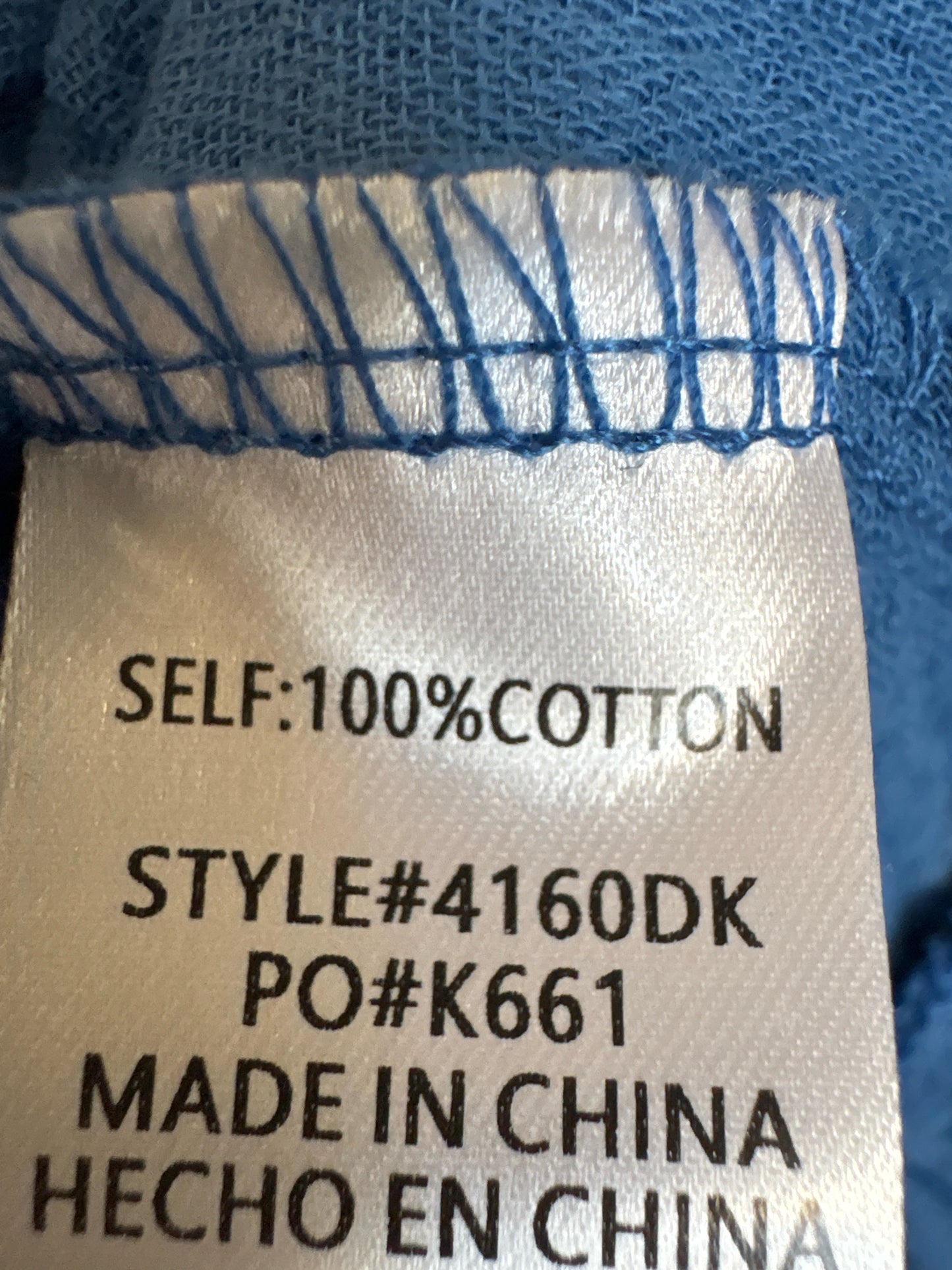 AEMI + CO Size L Blue Dress