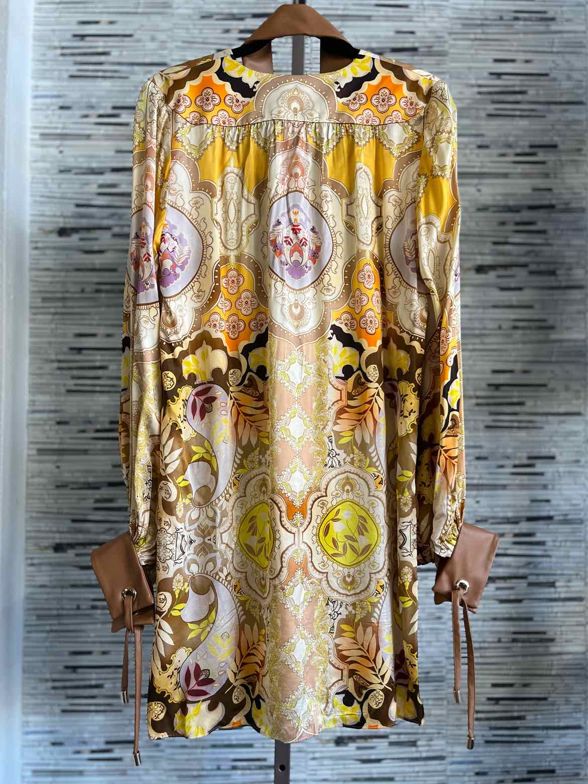 Alexis Size M Brown/Multi Paisley Dress