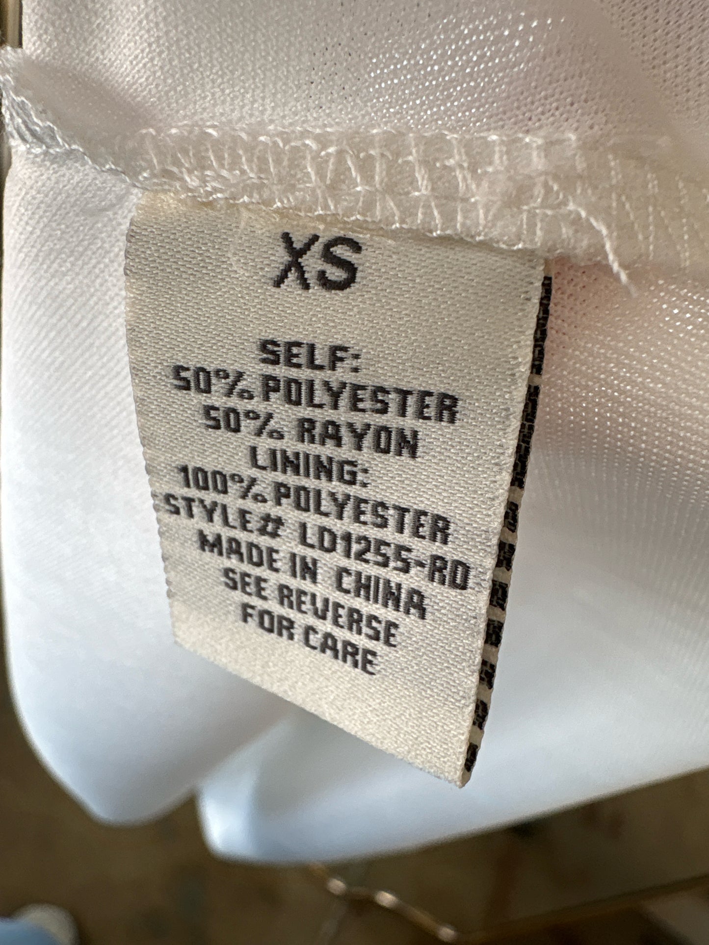 Aura Size XS Ivory Dress