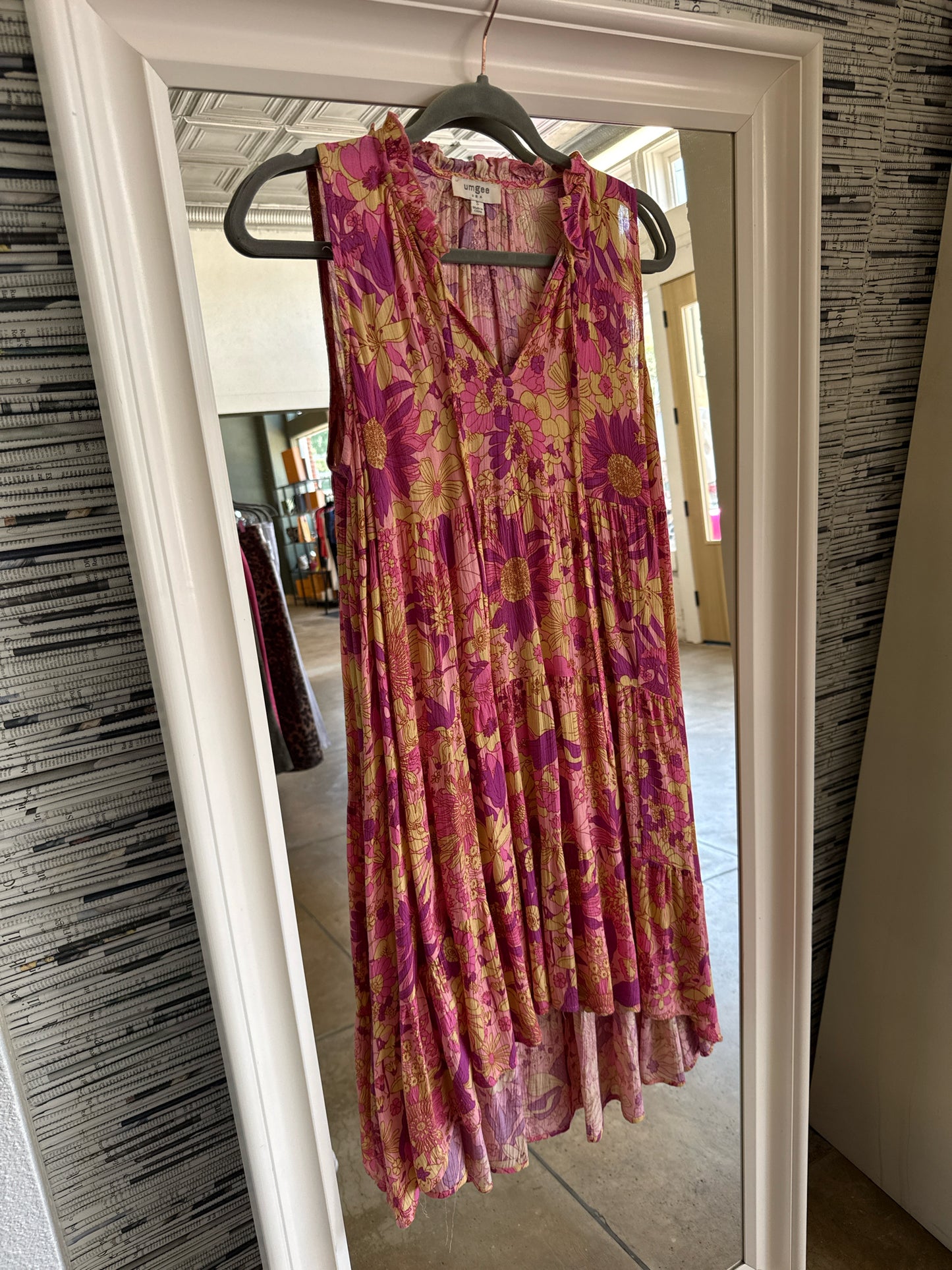 Umgee Size S Pink/Purple Dress