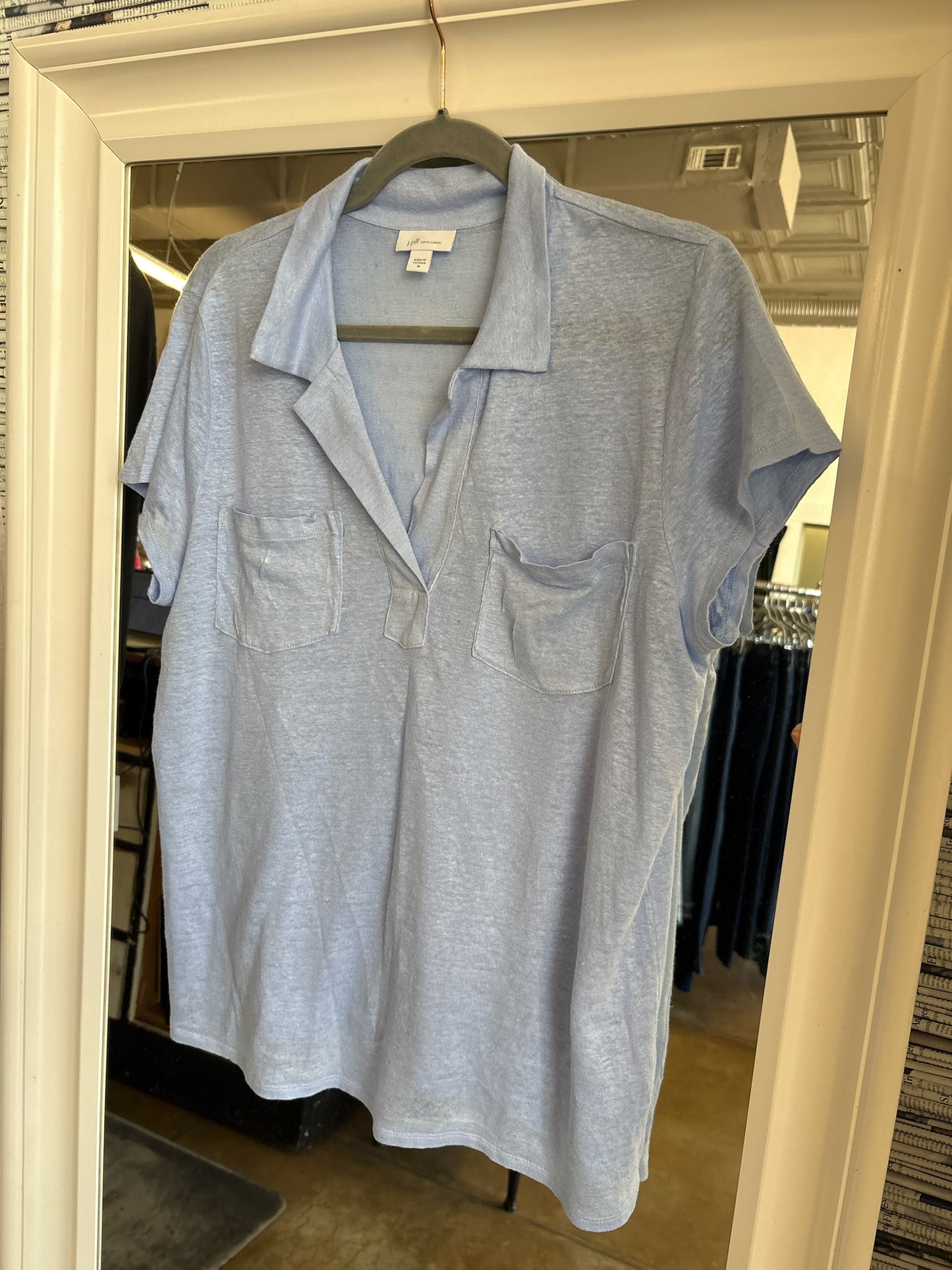 J Jill Size M Blue Top