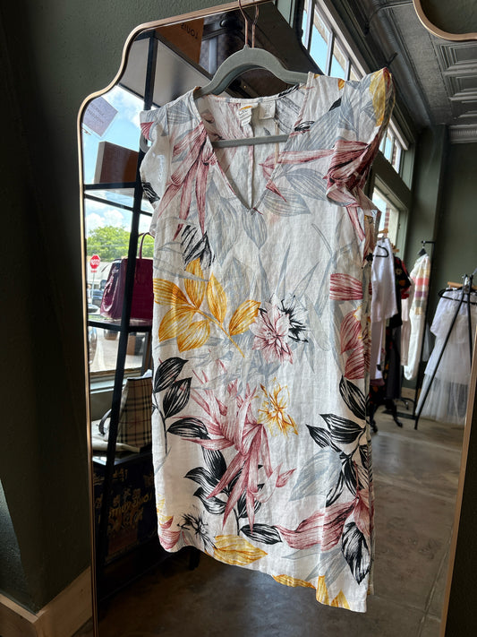 C&C California Size XS white multi Dress