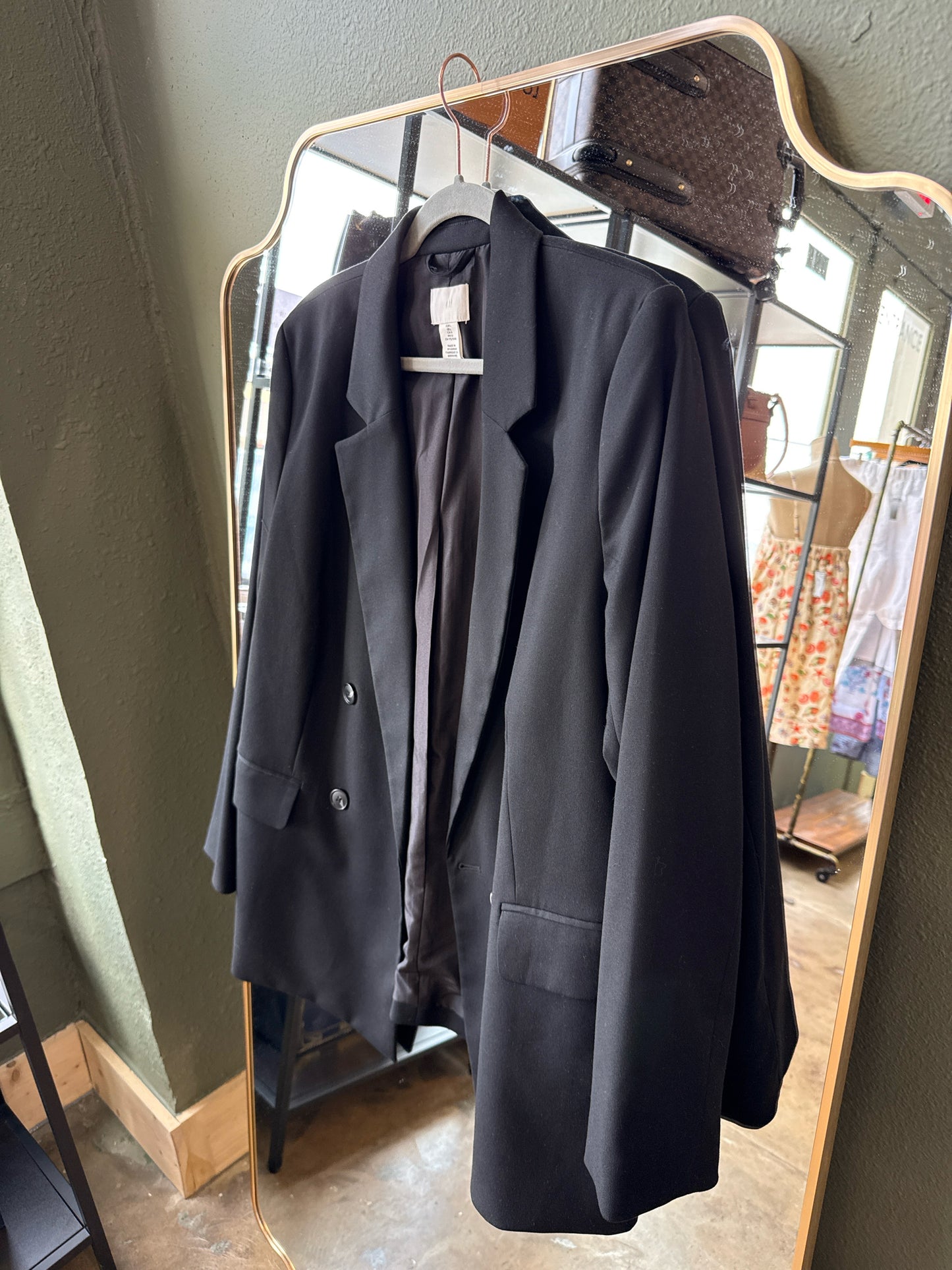 H&M Size L Black Blazer