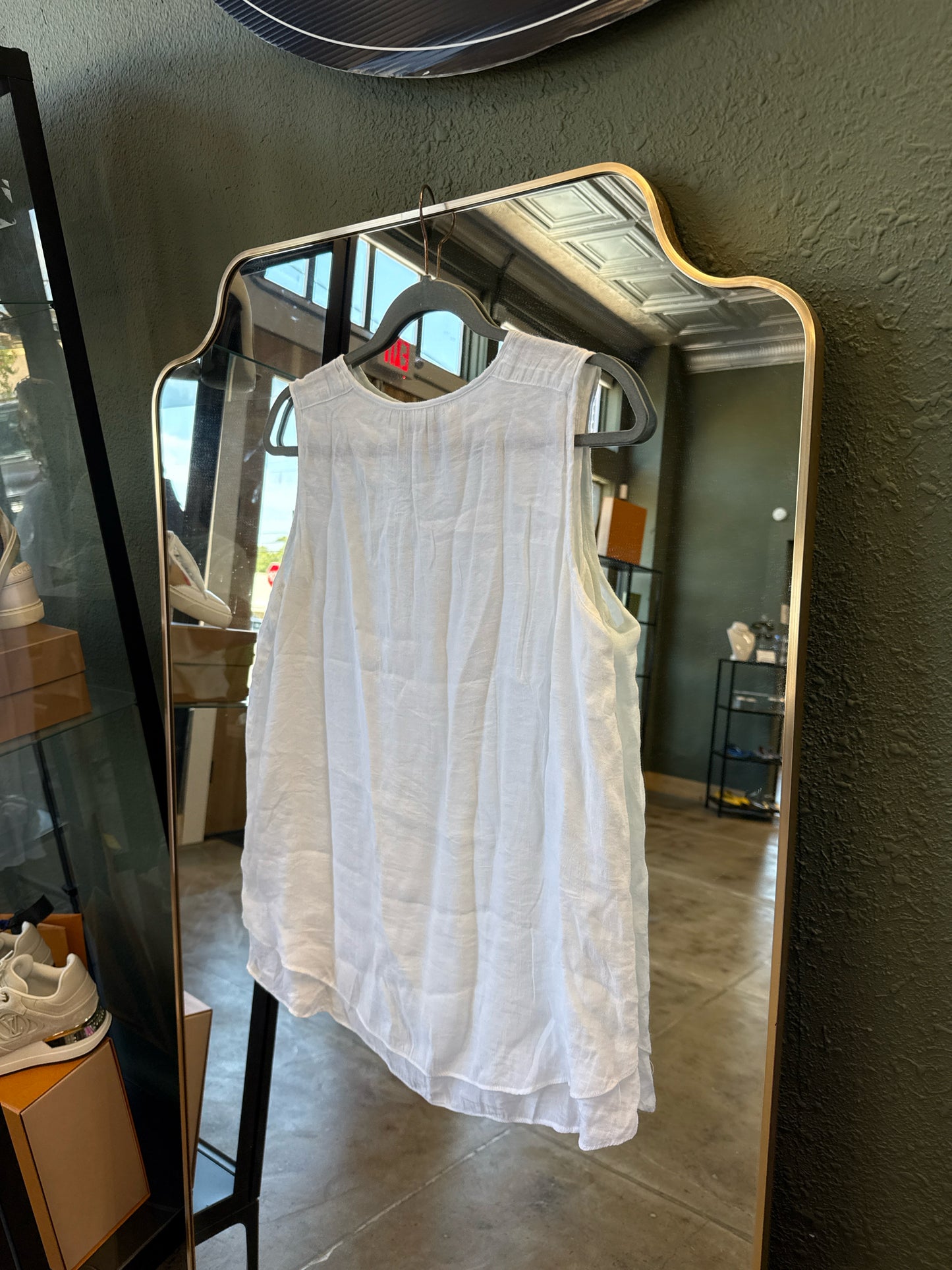 Cristina B Size M White Top