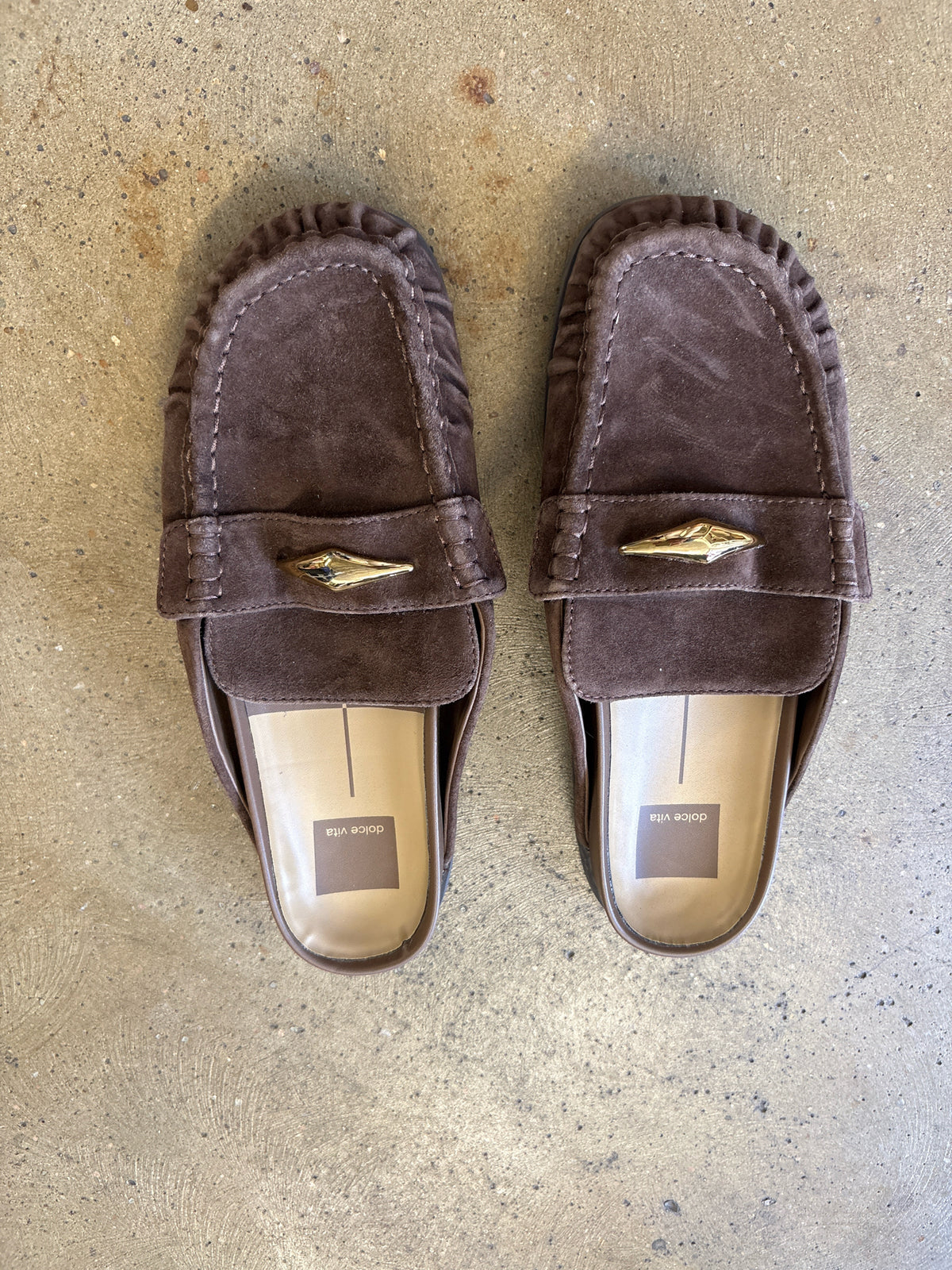 Dolce Vita Shoe Size 8 Brown Mules