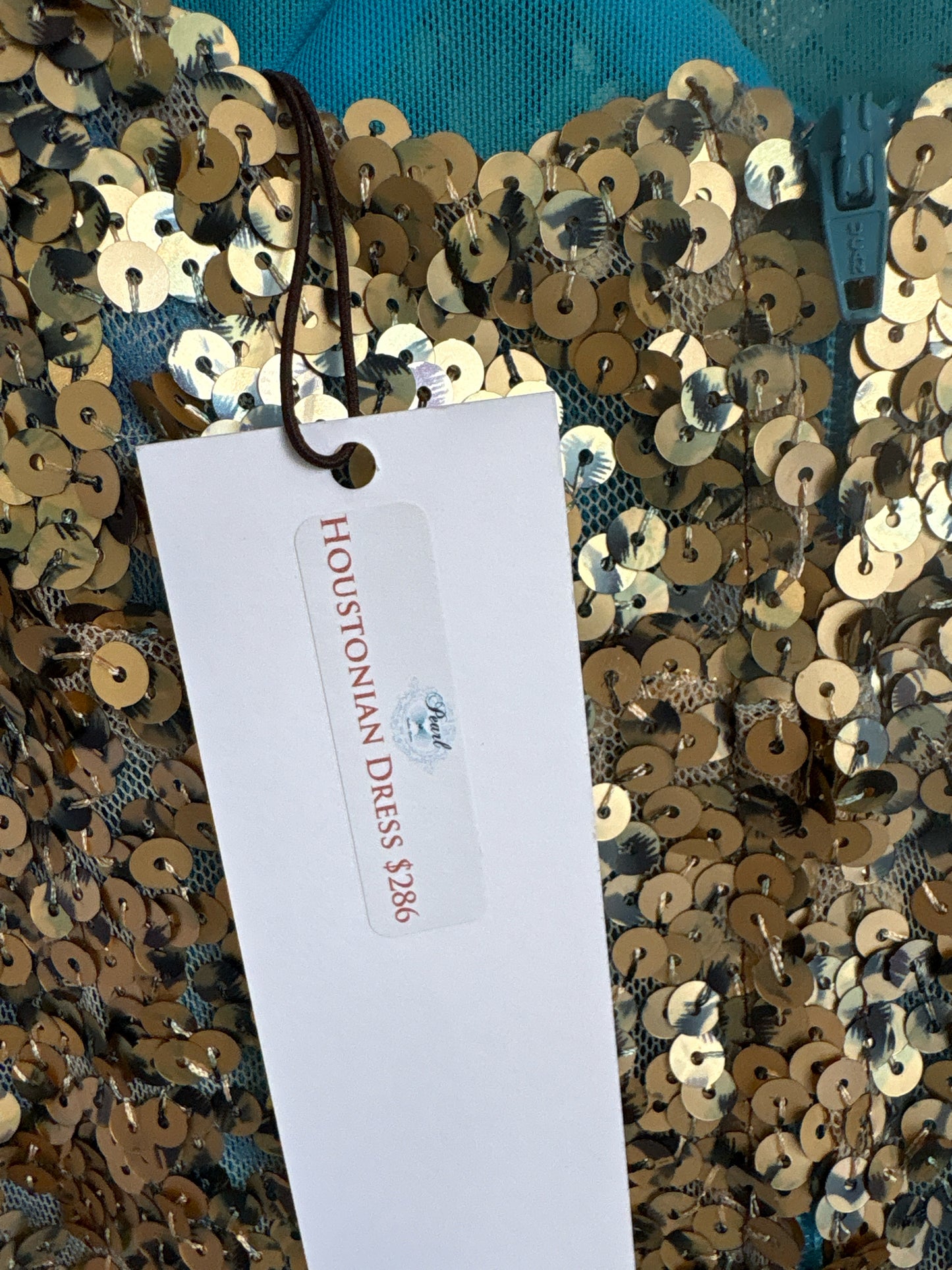 pearl Size 8 multi Sequin Dress