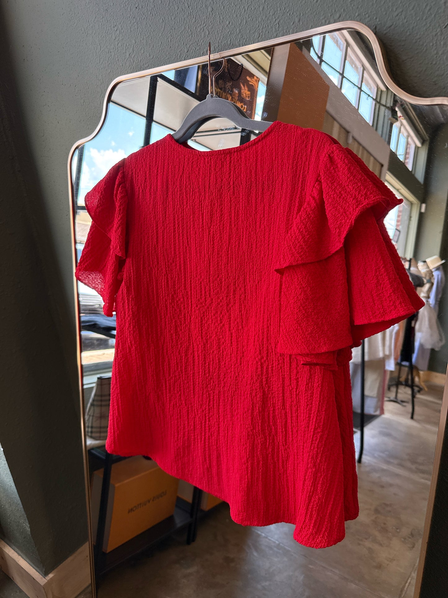 loveriche Size L Red Top