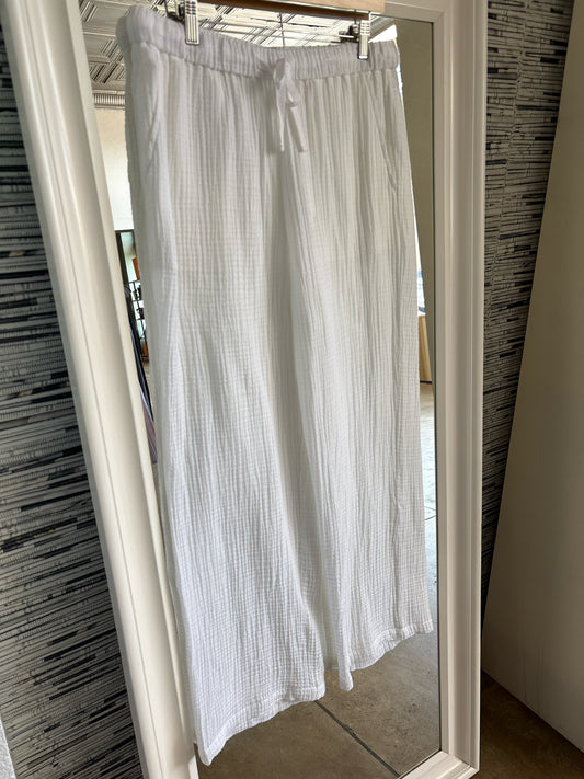 EILEEN FISHER Size M White Pants