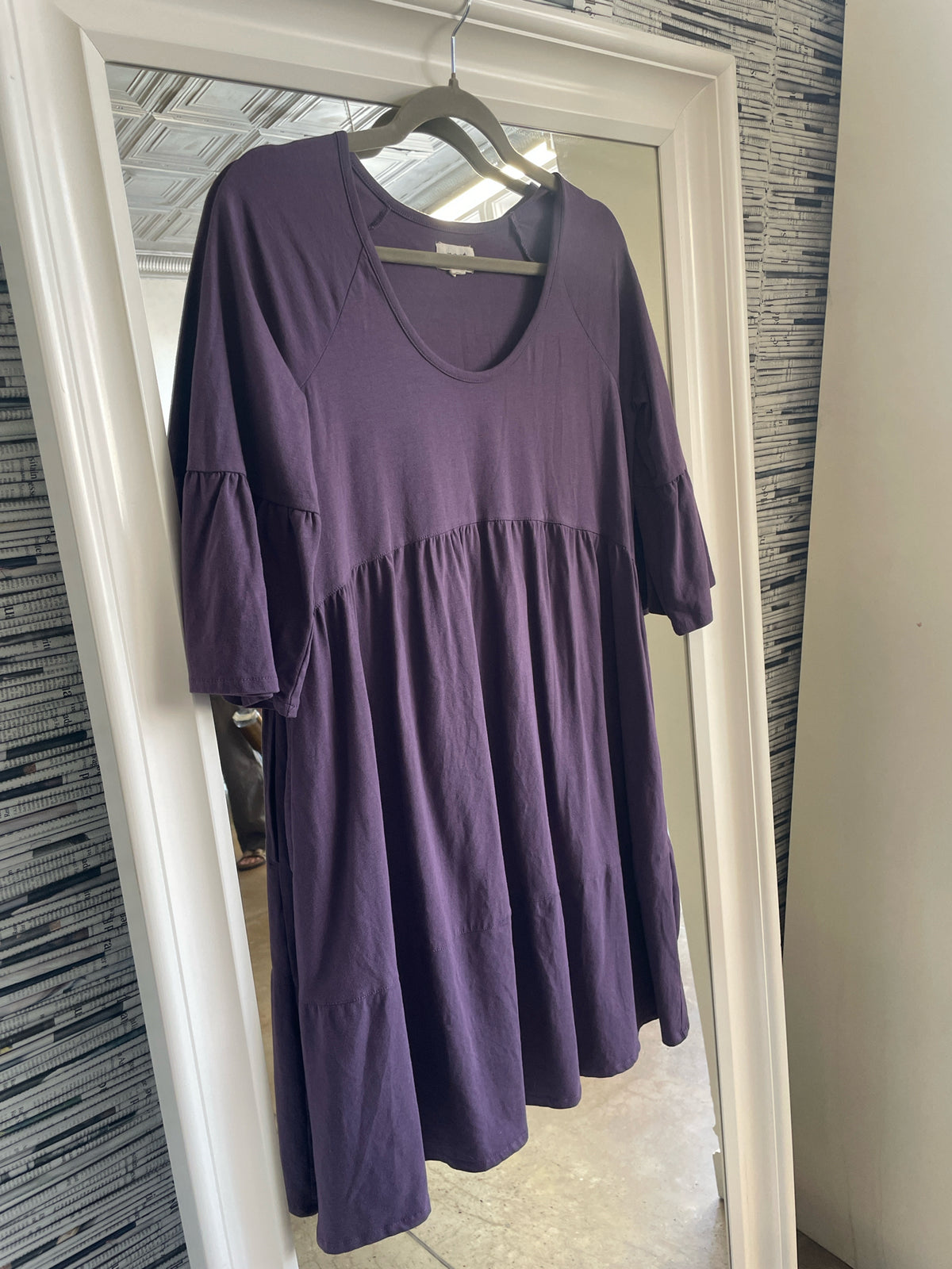 Pact Size S Eggplant Dress