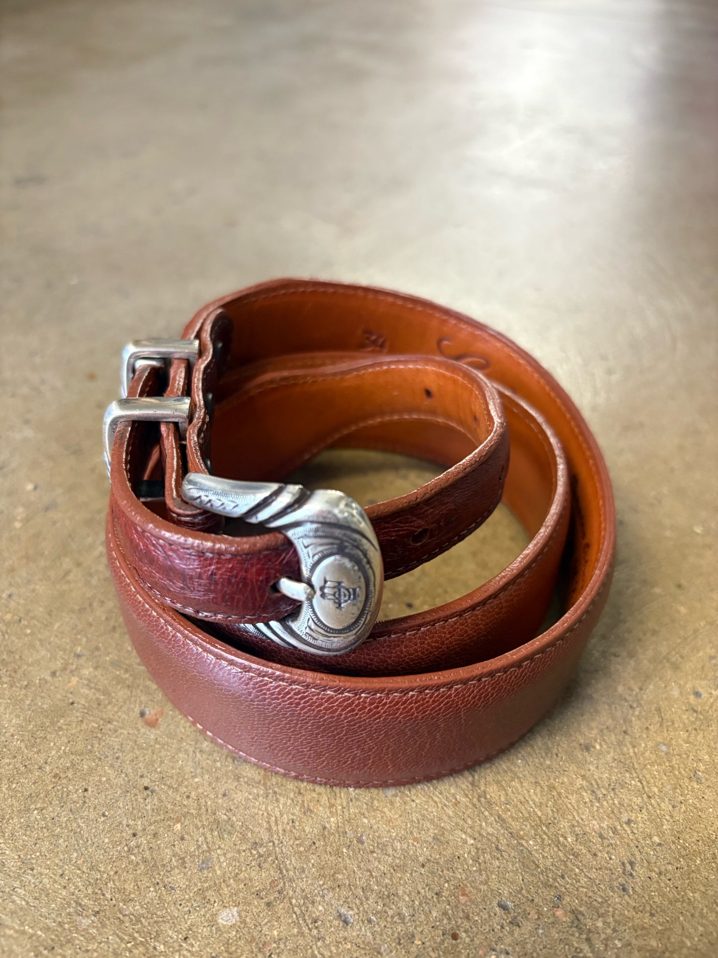 Luchesse Brown/Silver Belt