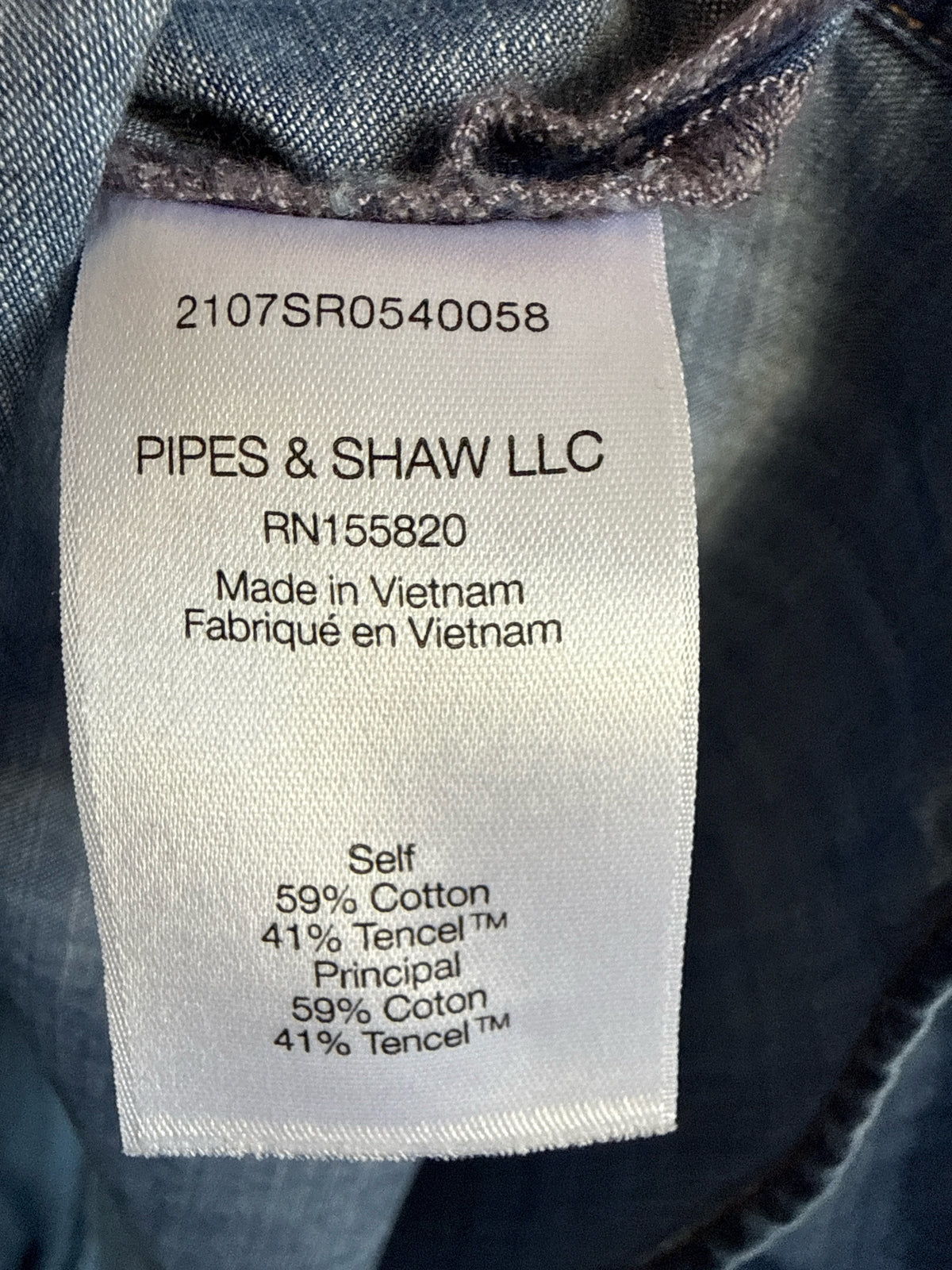 VERONICA BEARD Size 4 Denim Top