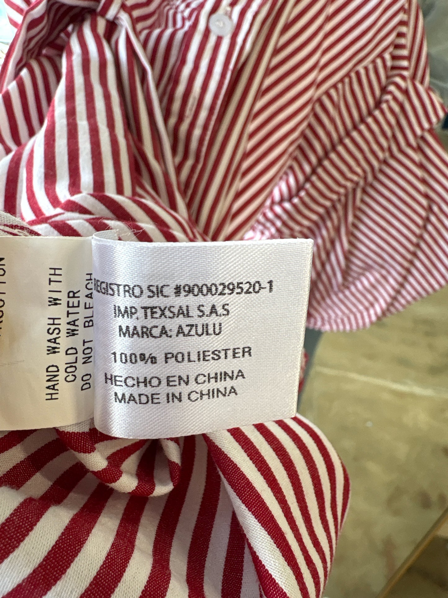 Hot & Delicious Size M red and white Dress