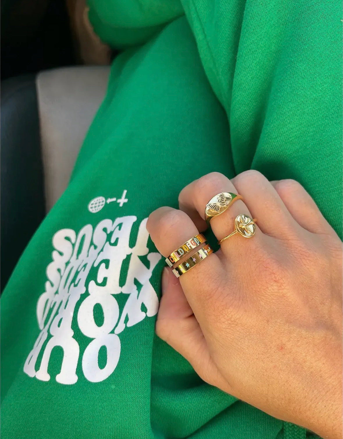 Elevated Faith Gold Ring 6