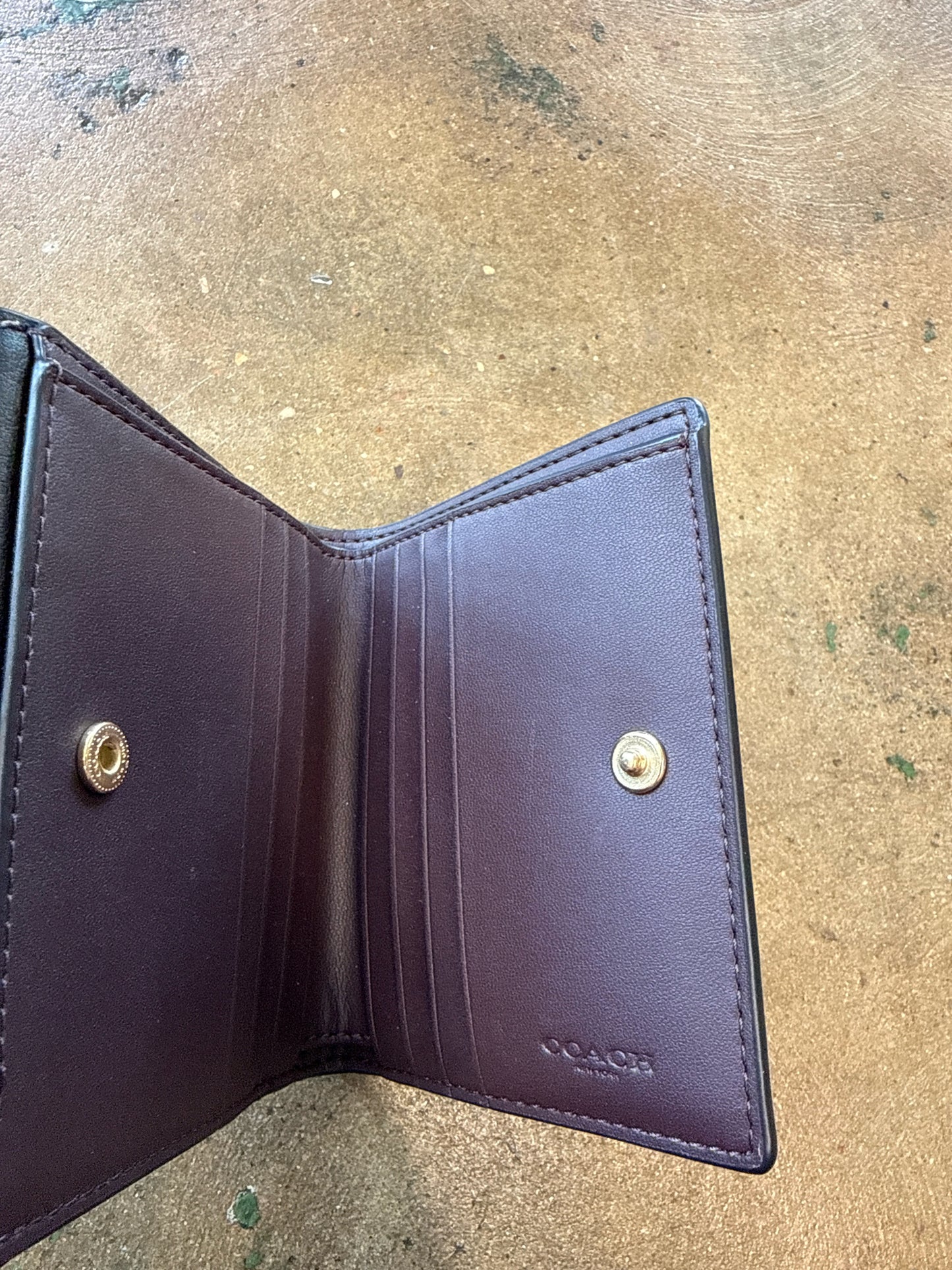 COACH Brown Wallet/Wristlet