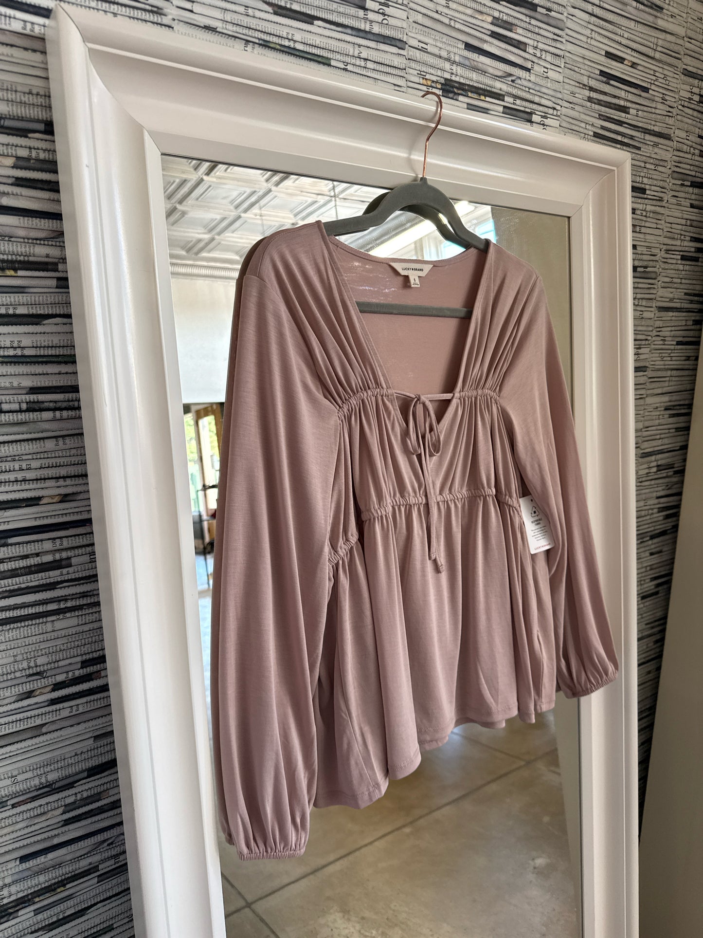 Lucky Brand Size S Pink Top