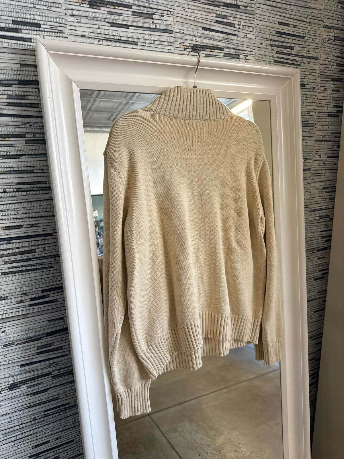 Ralph Lauren Size XL Cream Sweater