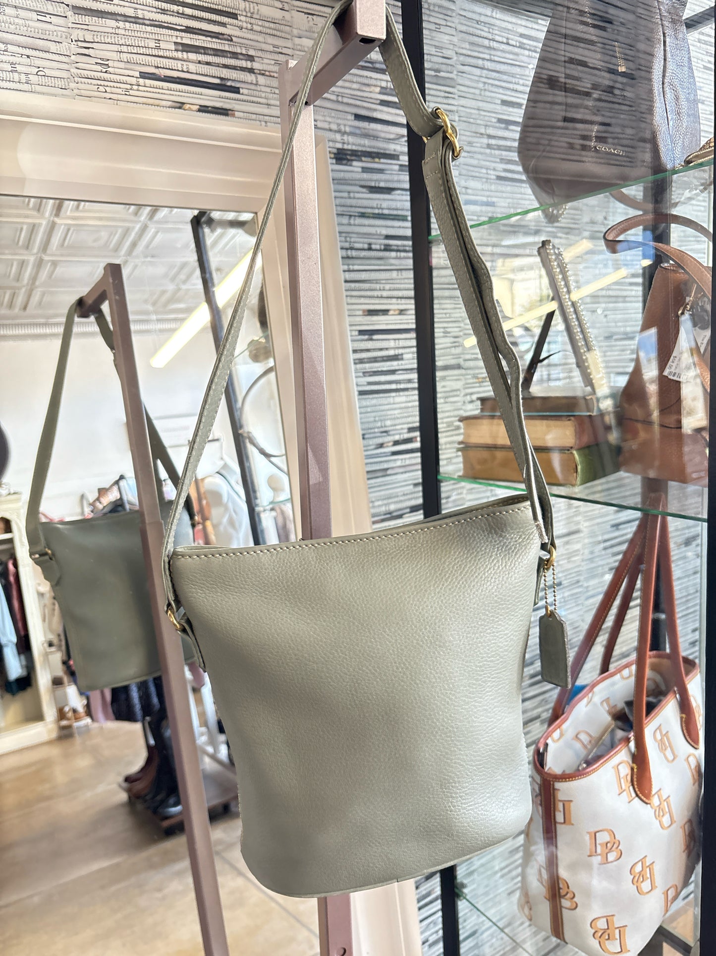 COACH light green Bucket bag Purse