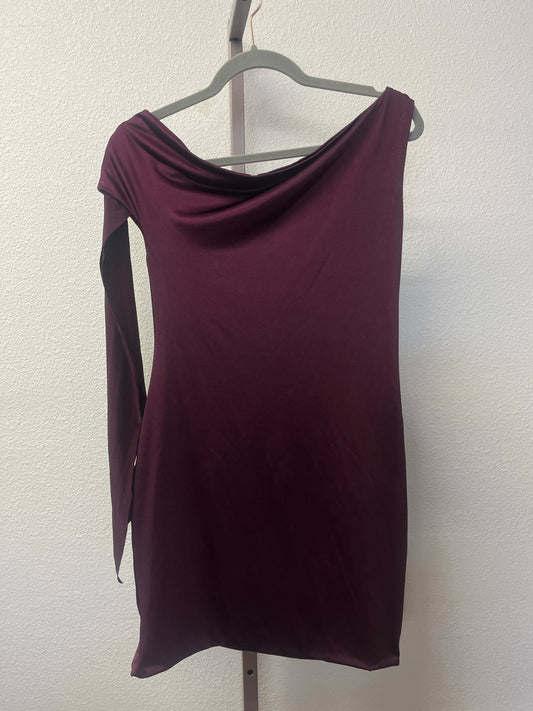 Club L Size 8 Wine Short Dress