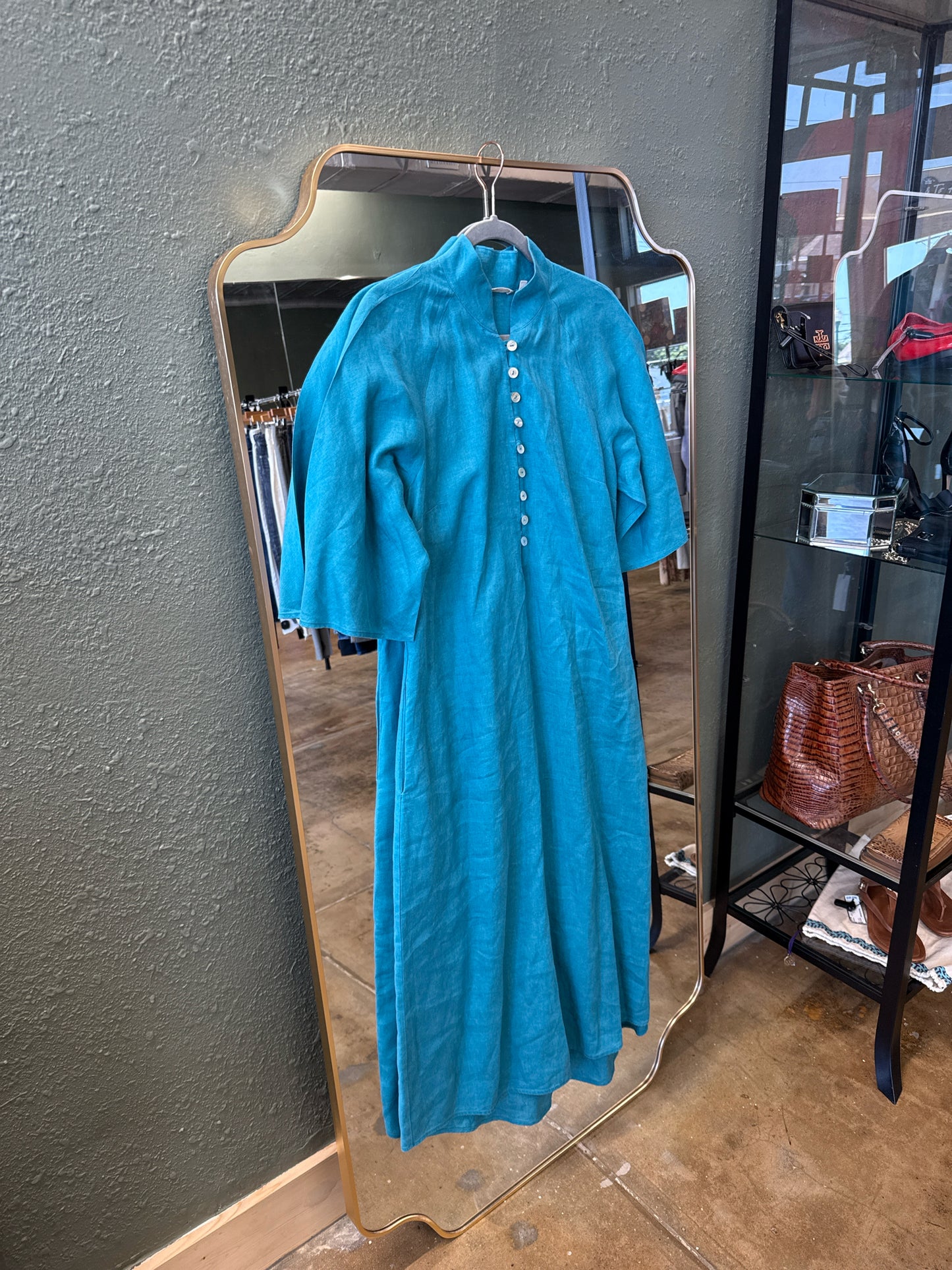 Soft Surroundings Size S Teal Dress