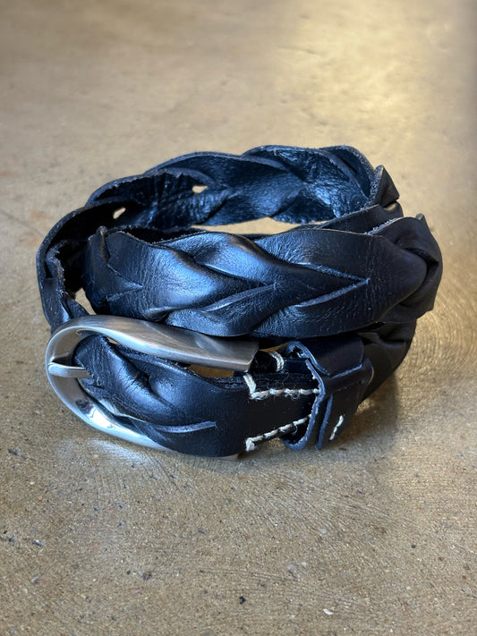 Patricia Nash Black Woven Belt