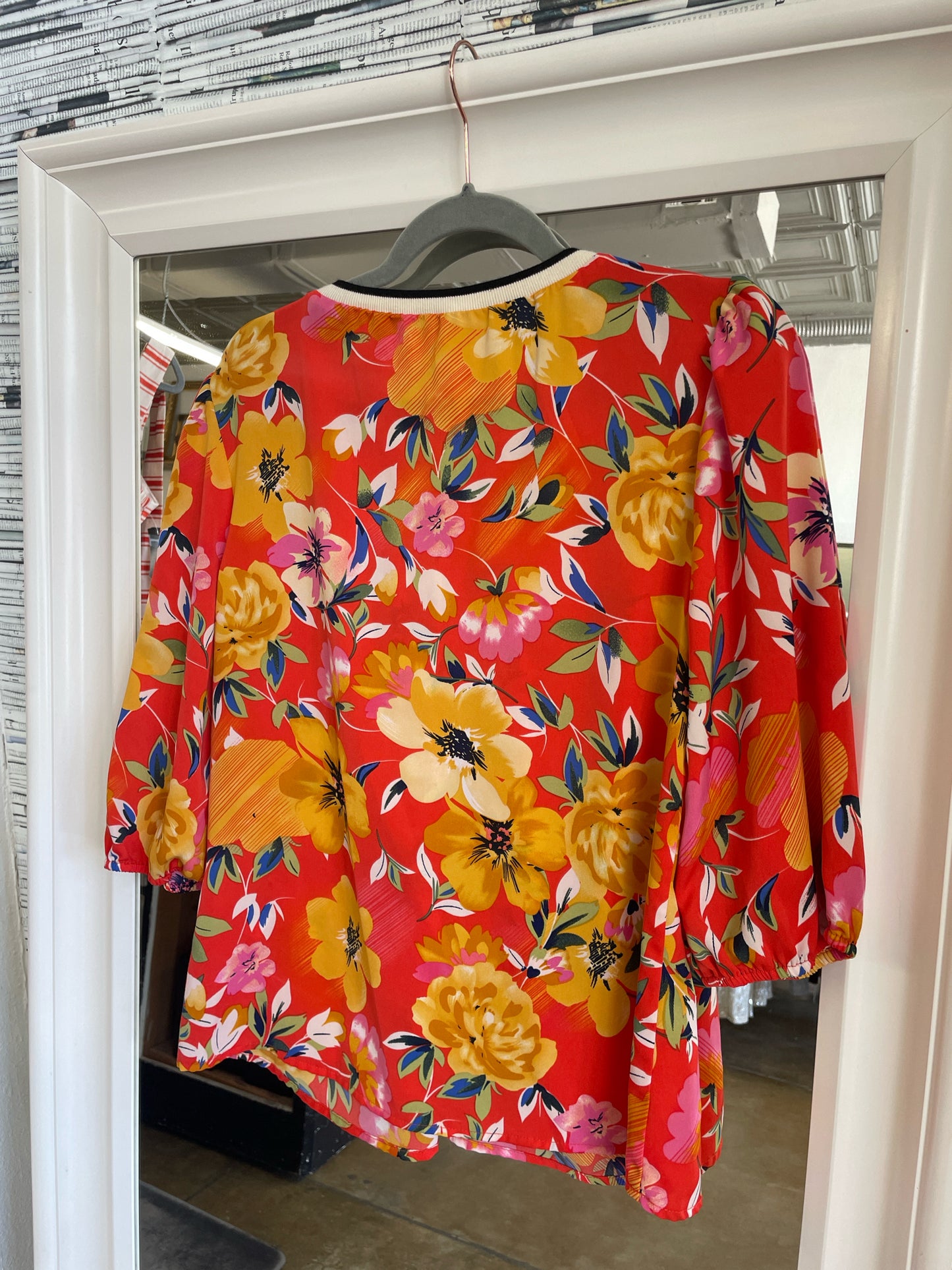 THML Size M orange multi Top