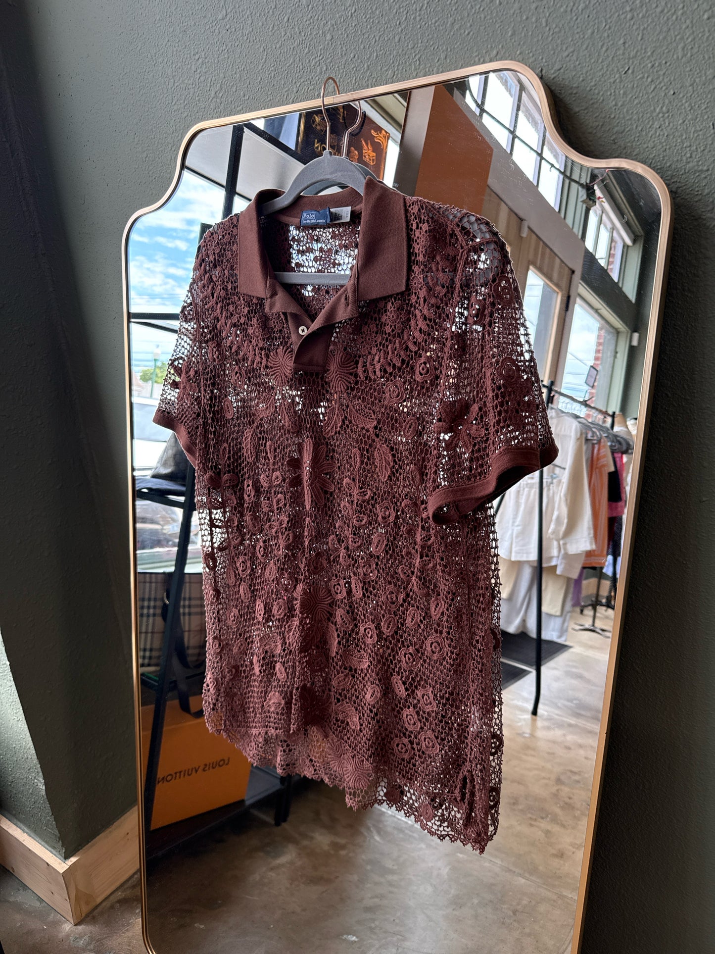 Polo Ralph Lauren Size XL Brown Top