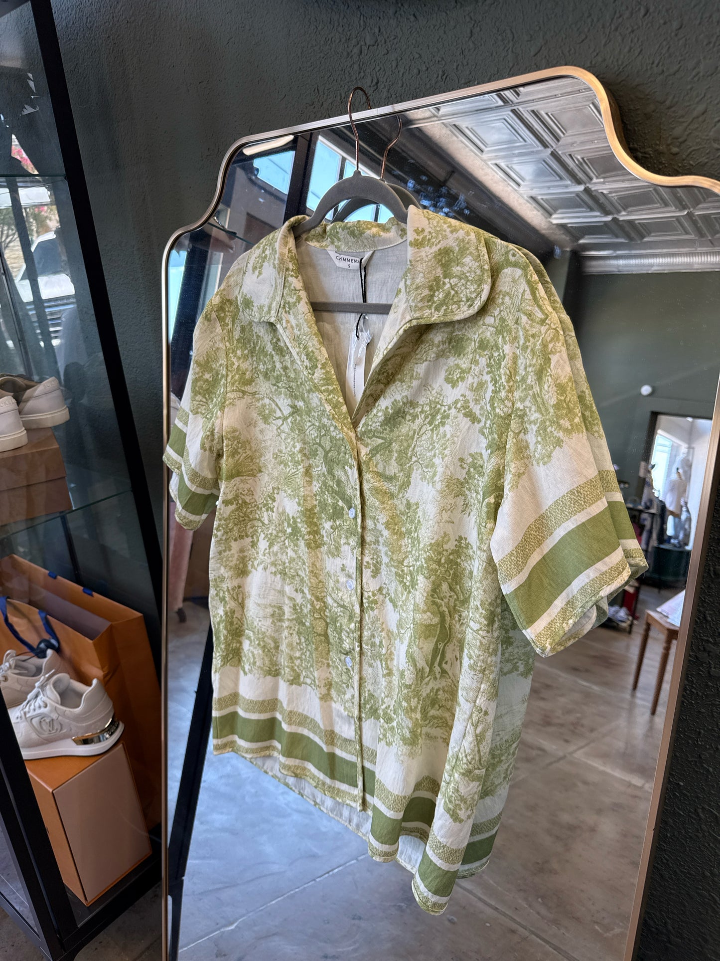 Commense Size S Green Top