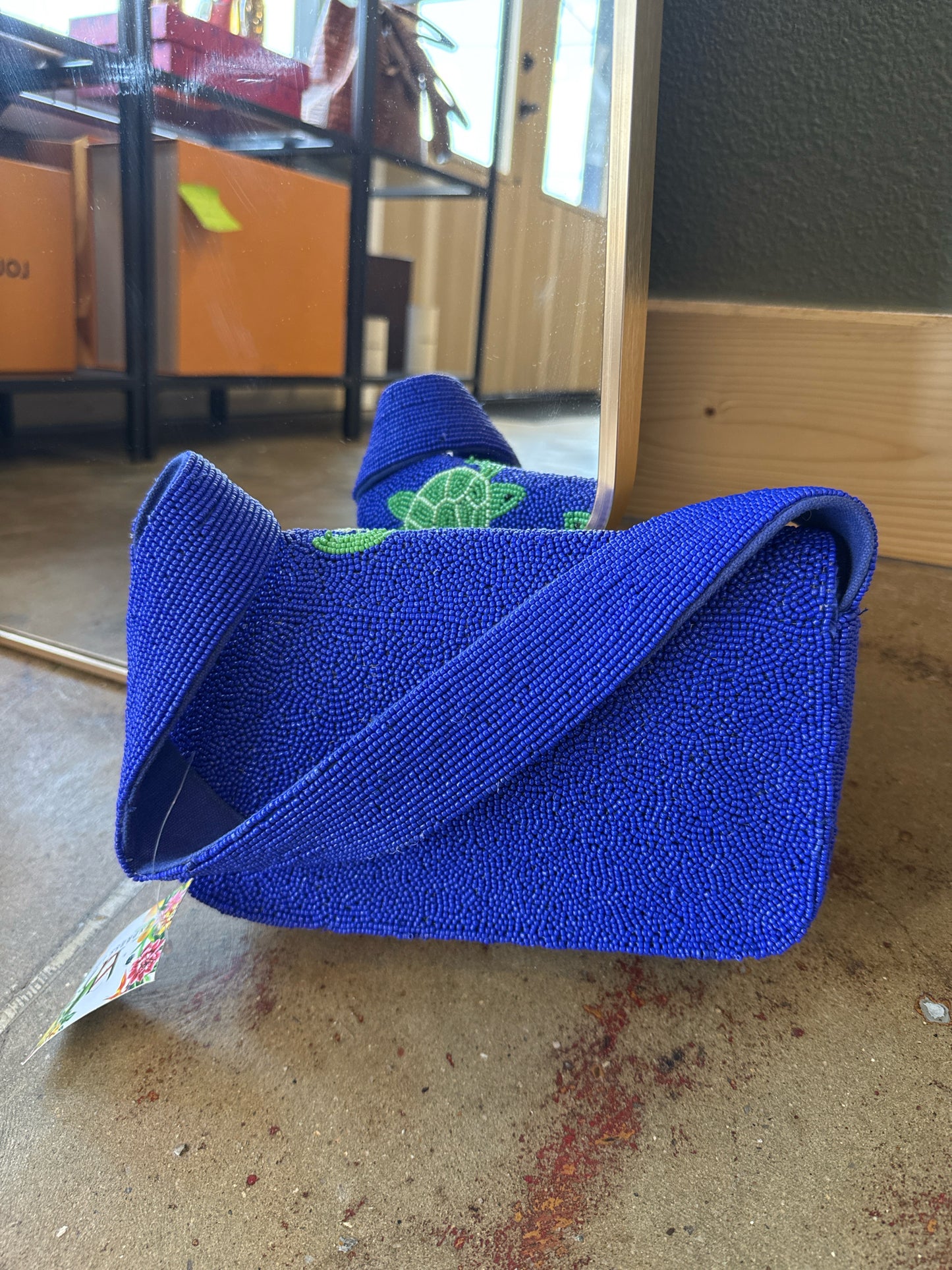 Express Edit Blue/Green Purse