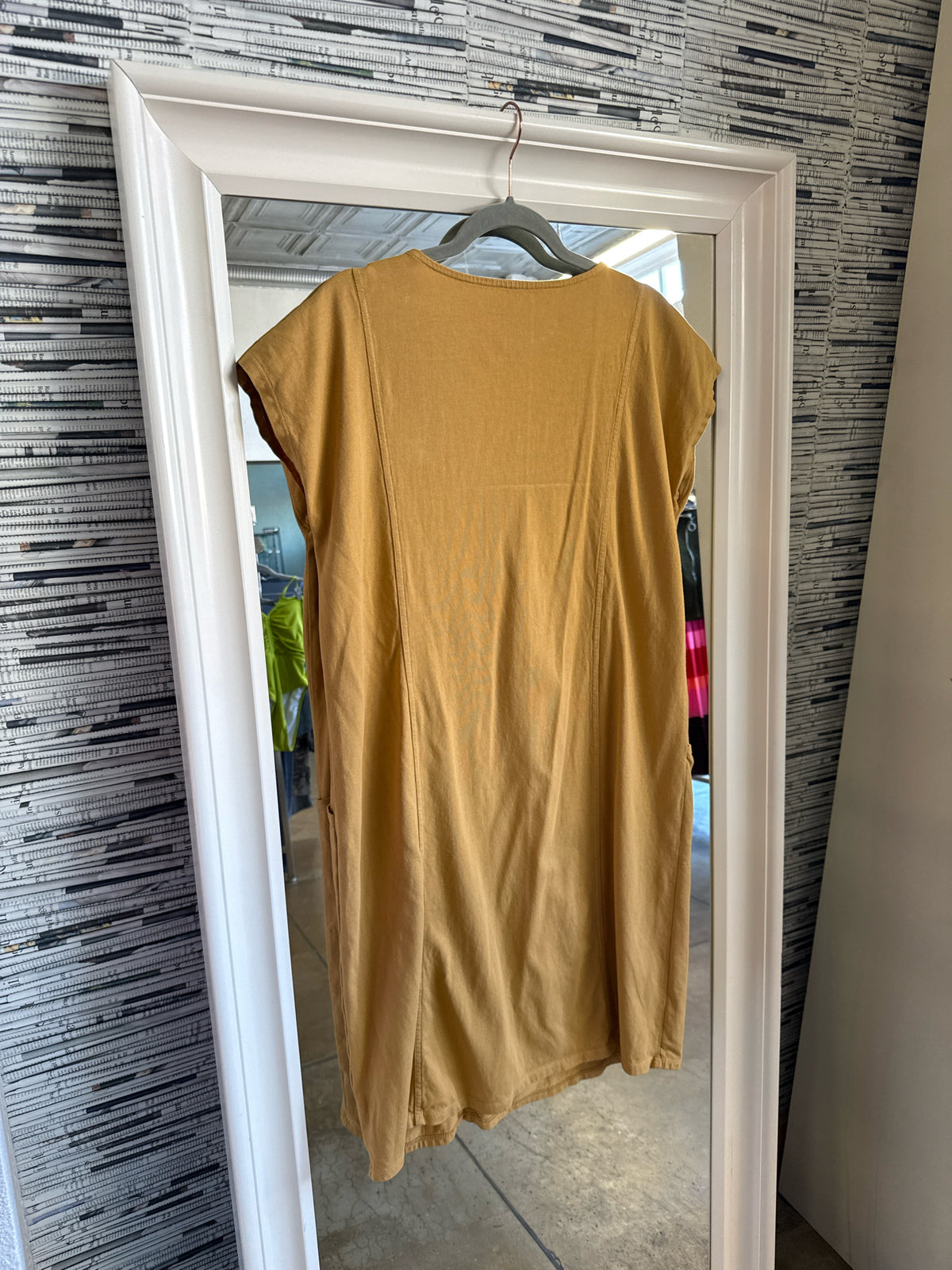 Purejill Size M Mustard Dress