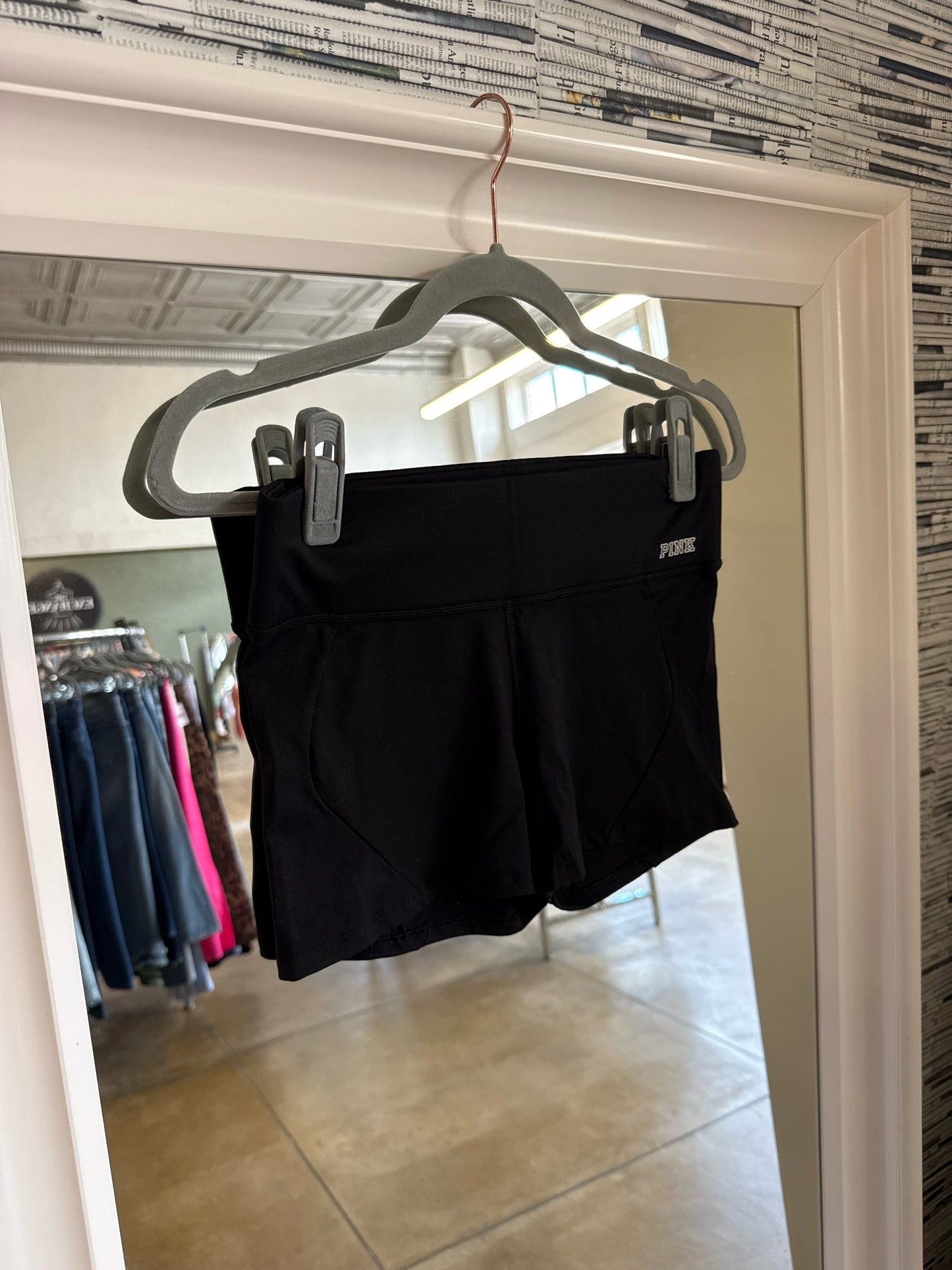 PINK Size S Black Shorts