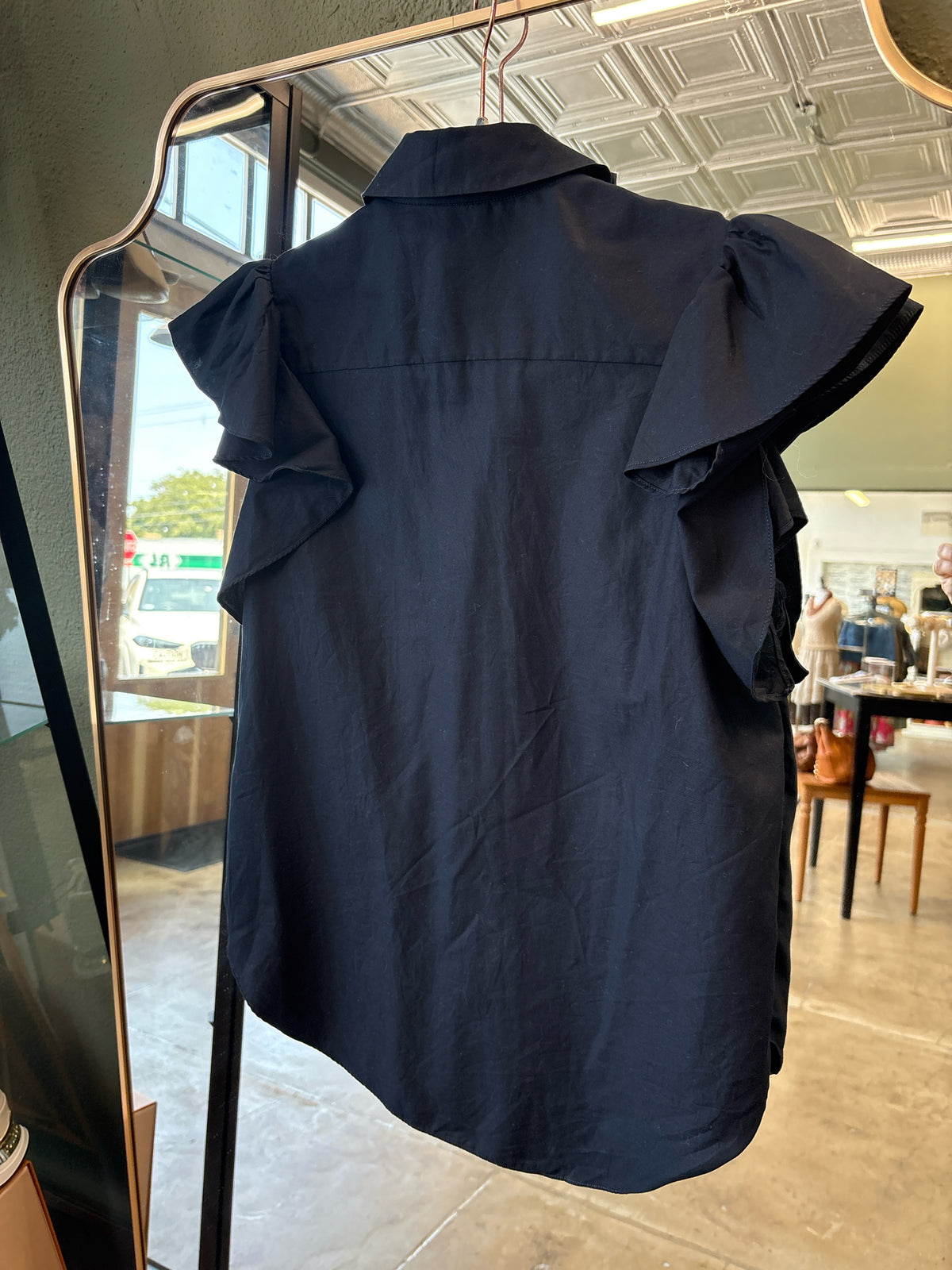 Stella McCartney Size 42 Navy Top