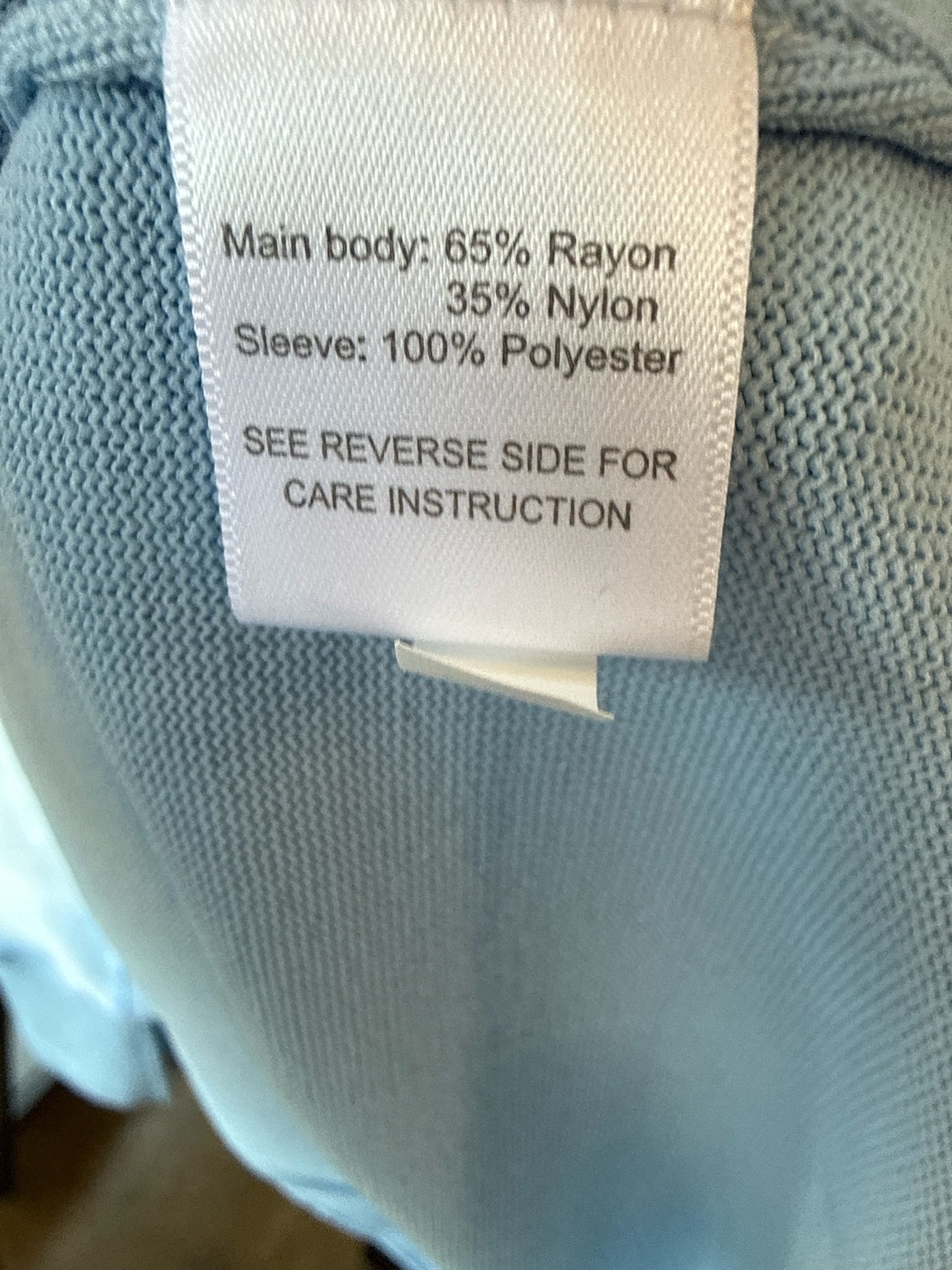 La Cite Size M Light Blue Top