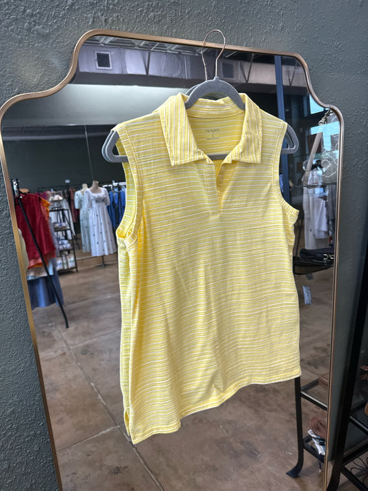 T by Talbots Size S Yellow Top