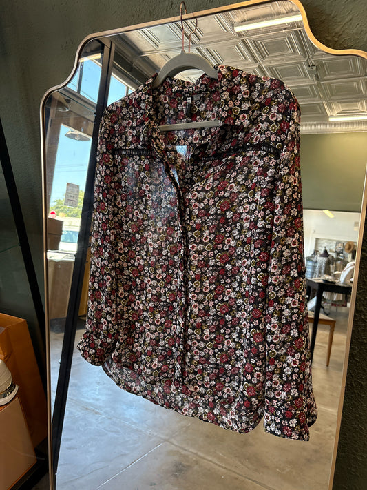 KUT Size SP Black Print Top