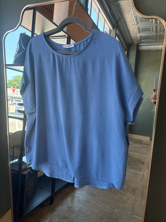 Florencia Size OS Blue Top