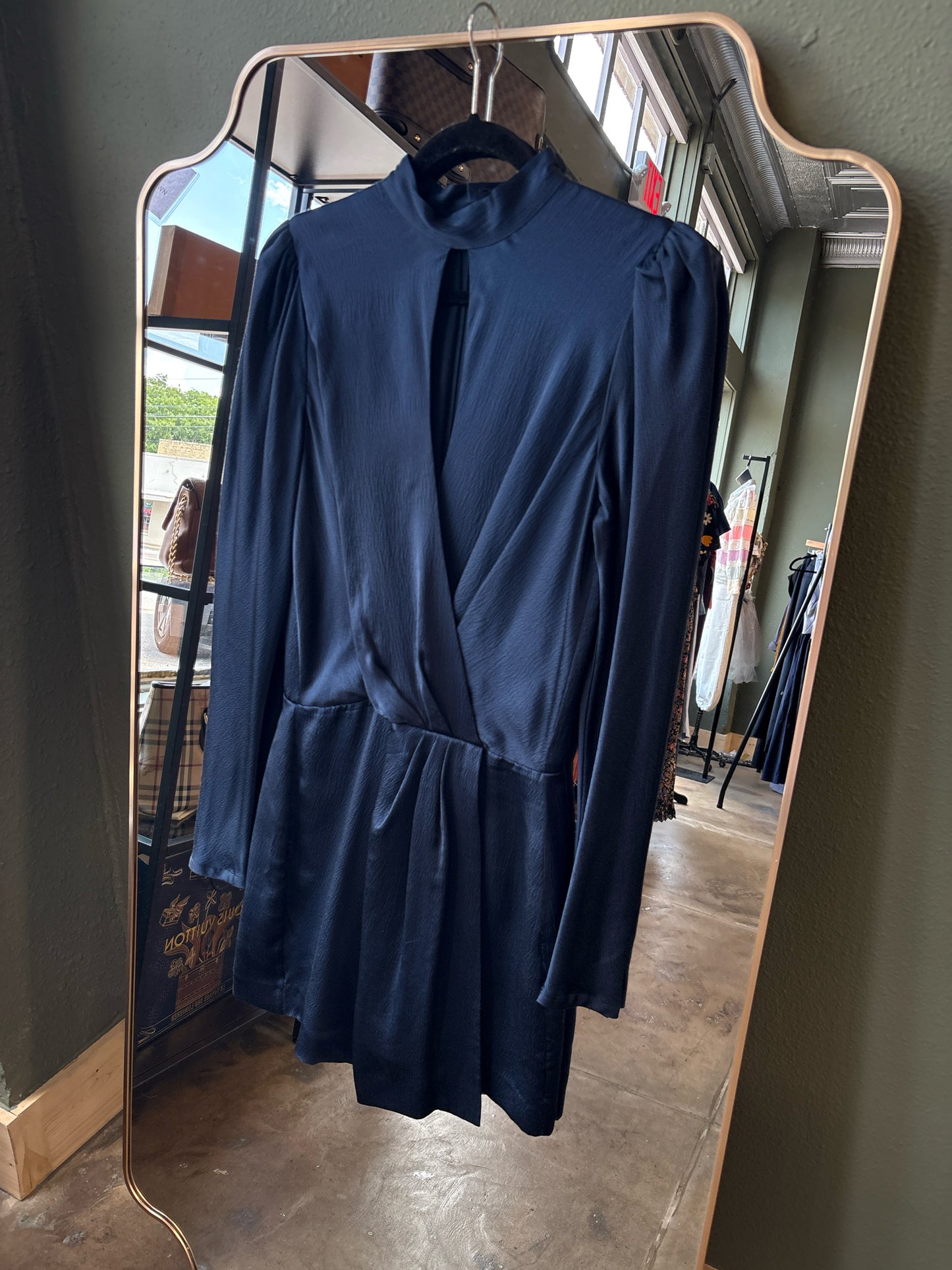 FRAME Size M Navy Dress