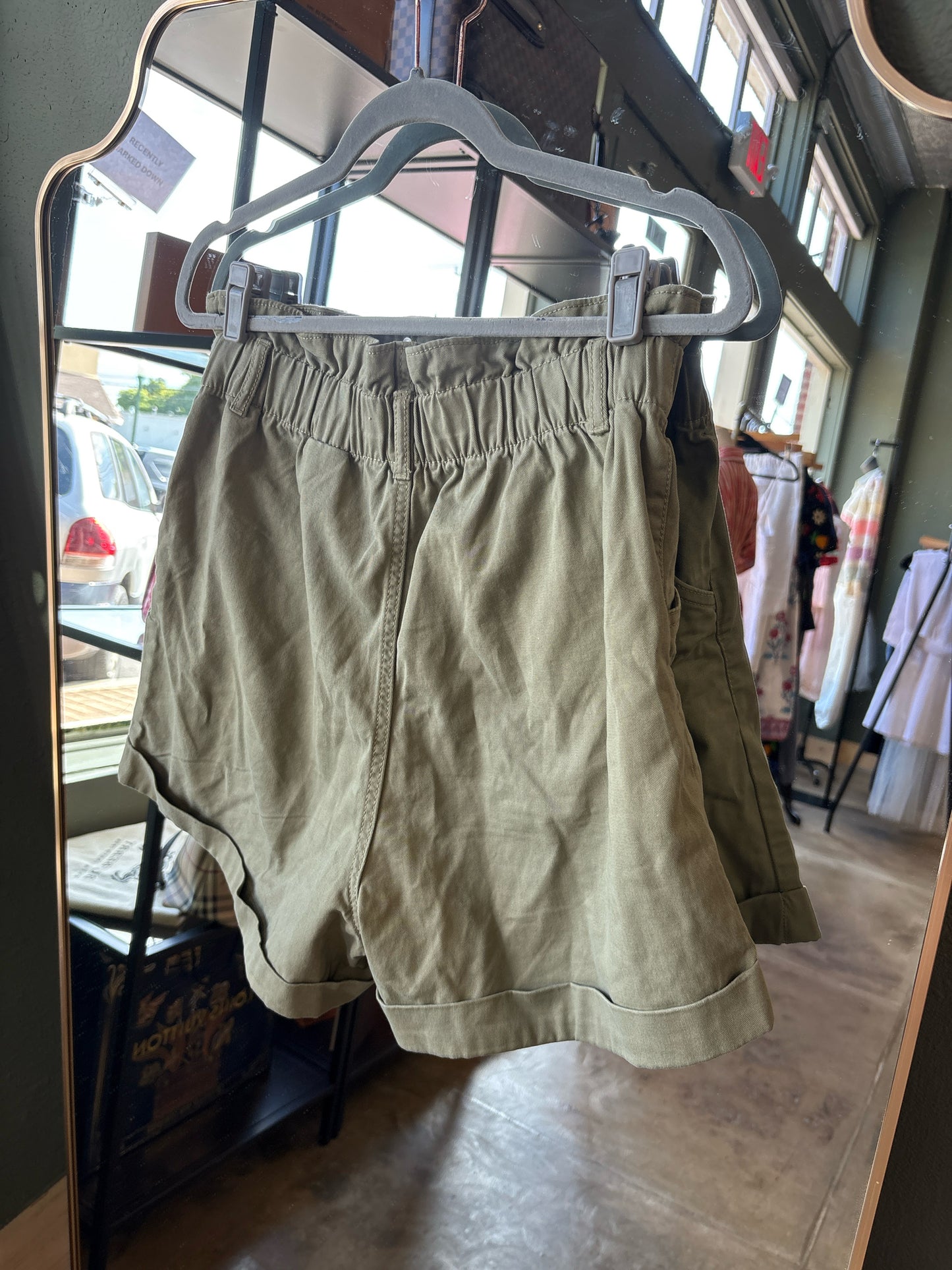 H & M Size 10 Green Shorts