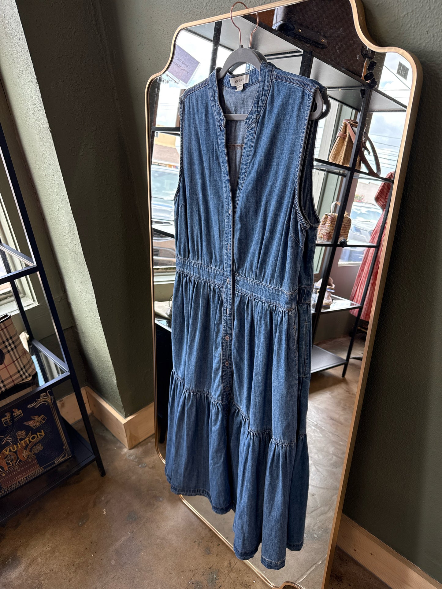 On 34th Size XL Denim Dress